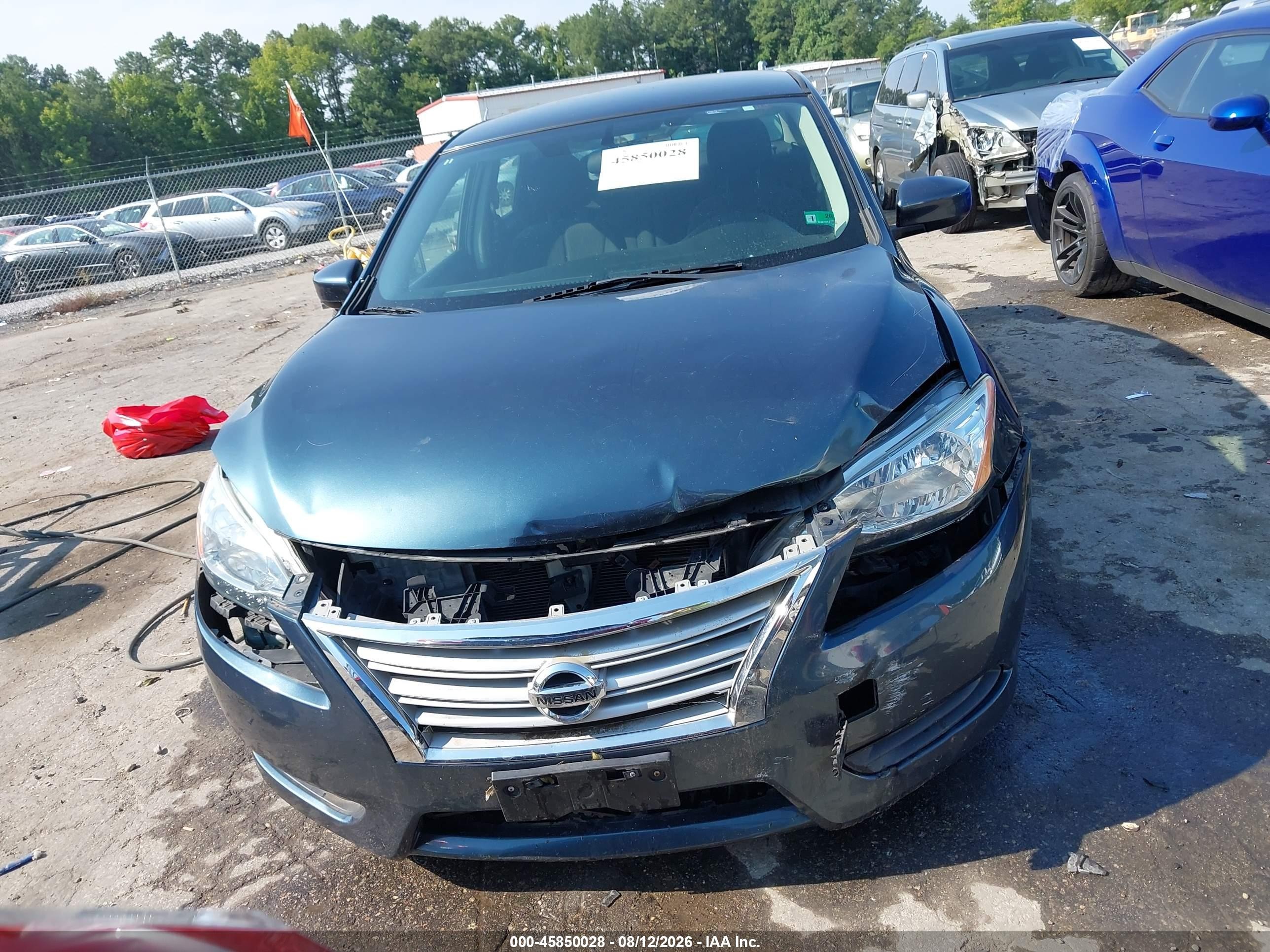 2015 Nissan Sentra Fe+ S/s/sl/sr/sv Синий vin: 3N1AB7AP7FY261100
