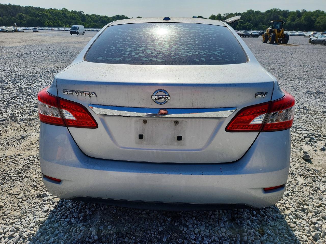 2015 Nissan Sentra Sv Silver vin: 3N1AB7AP7FY264398
