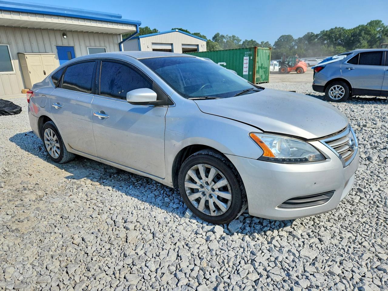 2015 Nissan Sentra Sv Silver vin: 3N1AB7AP7FY264398