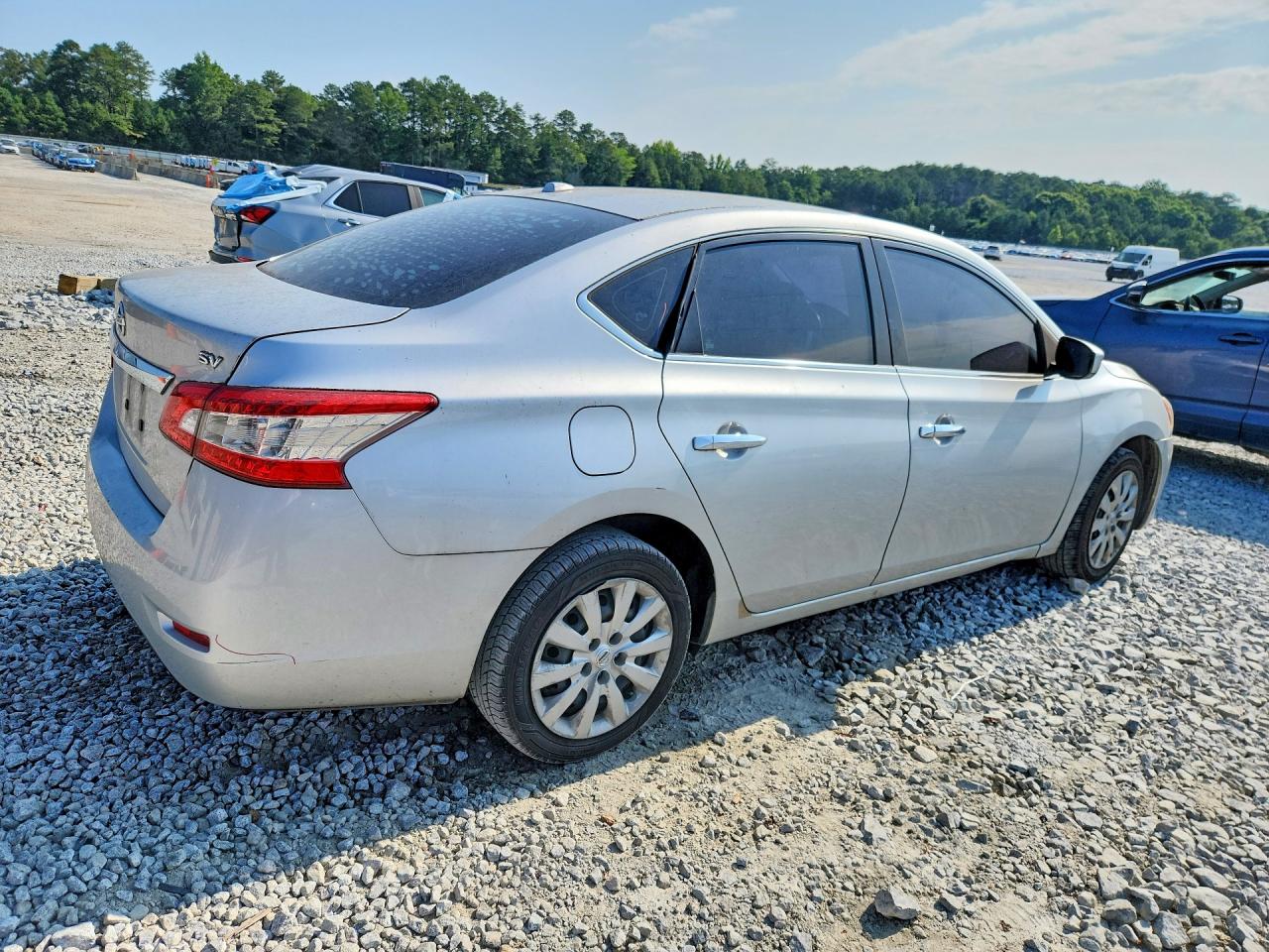 2015 Nissan Sentra Sv Silver vin: 3N1AB7AP7FY264398