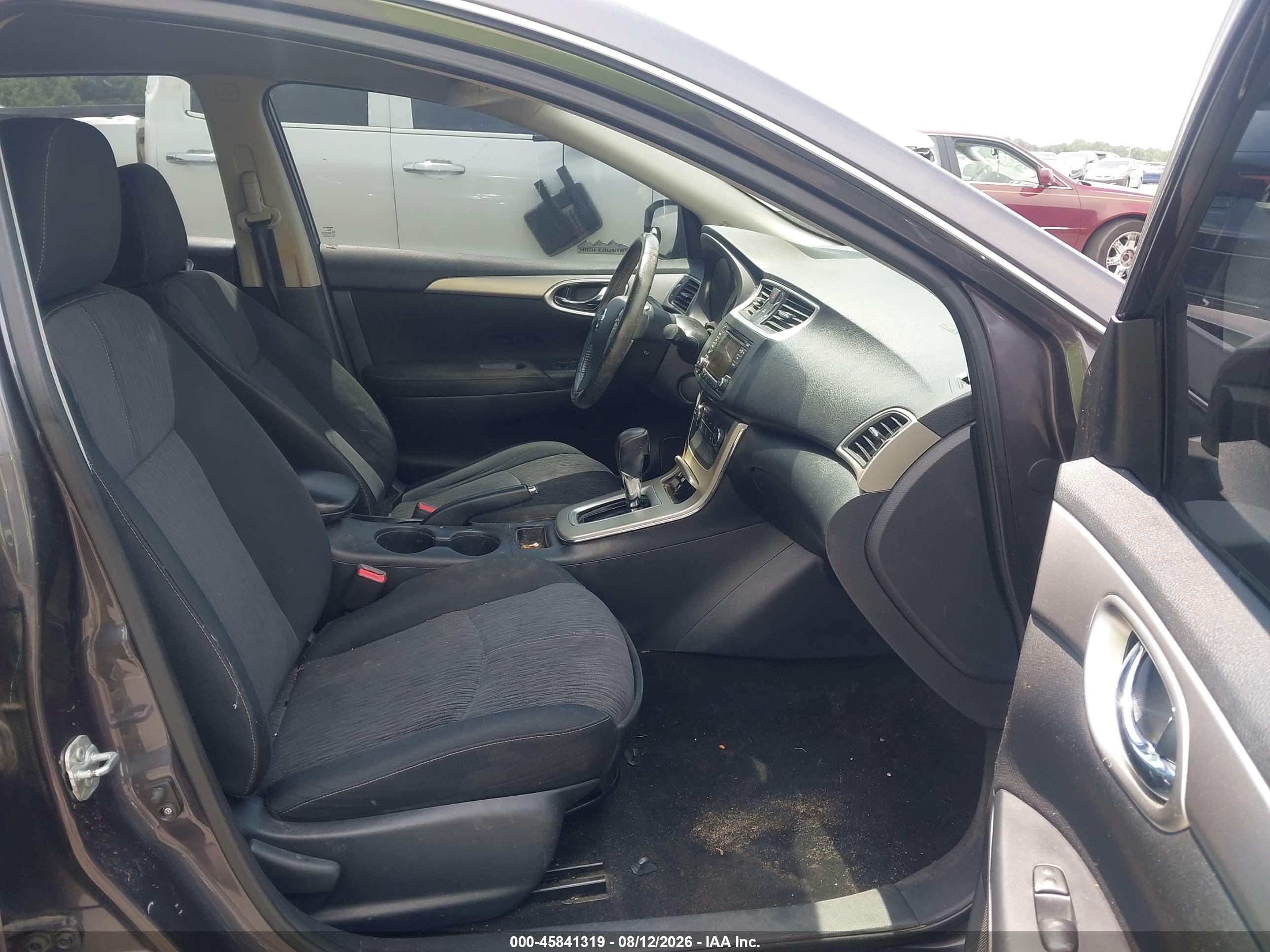 2015 Nissan Sentra Sv Серый vin: 3N1AB7AP7FY269617
