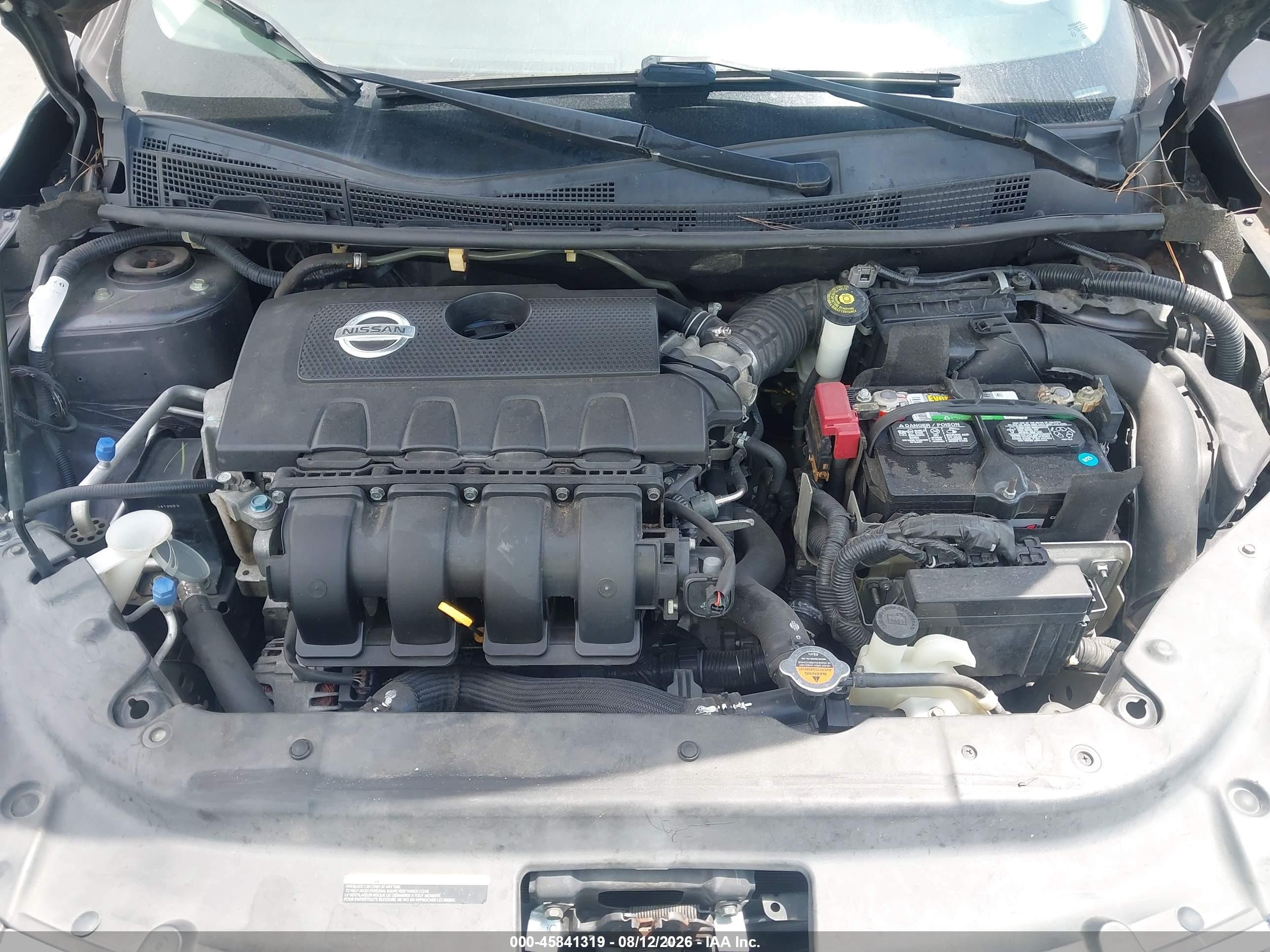 2015 Nissan Sentra Sv Серый vin: 3N1AB7AP7FY269617