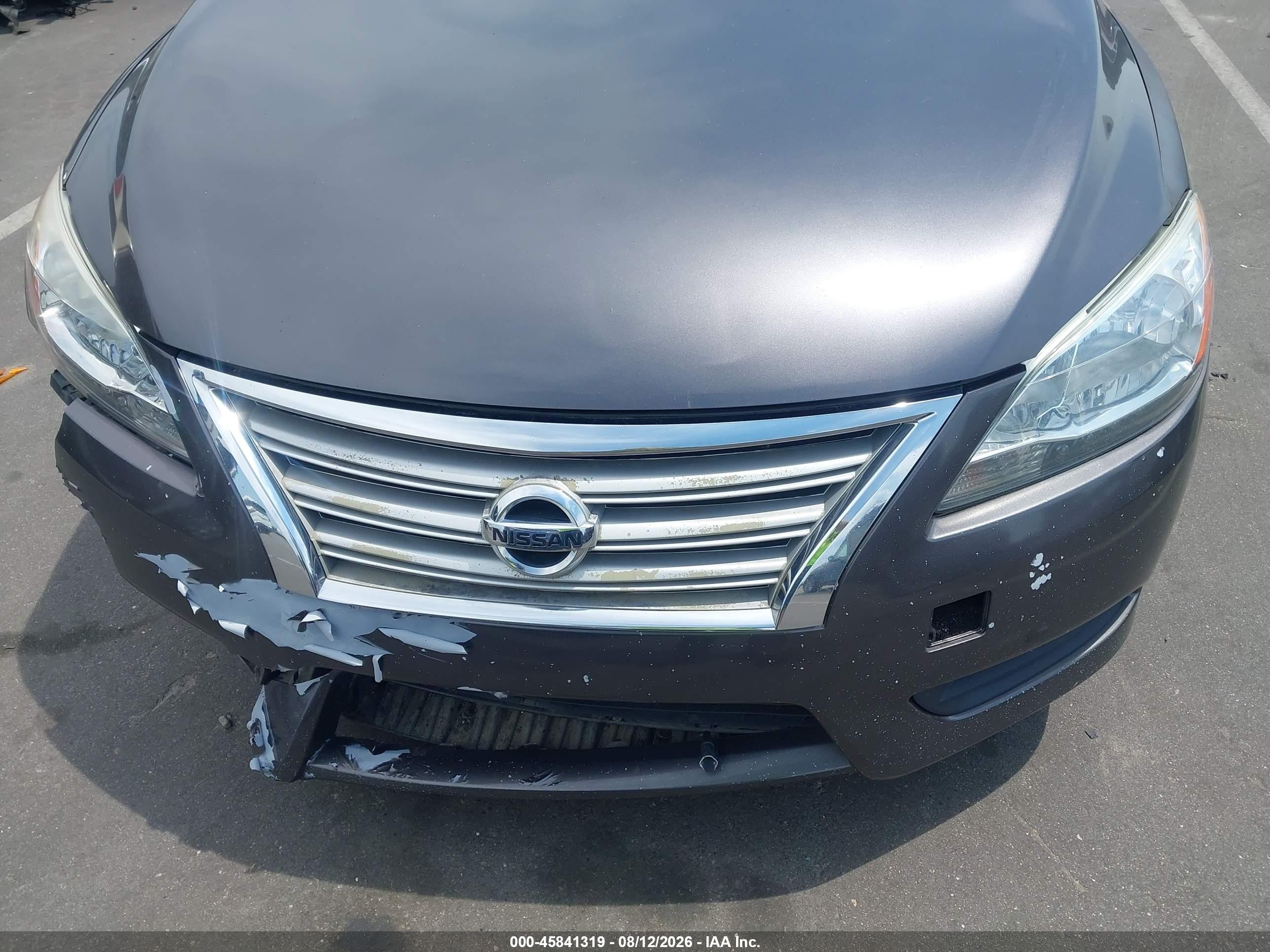 2015 Nissan Sentra Sv Серый vin: 3N1AB7AP7FY269617