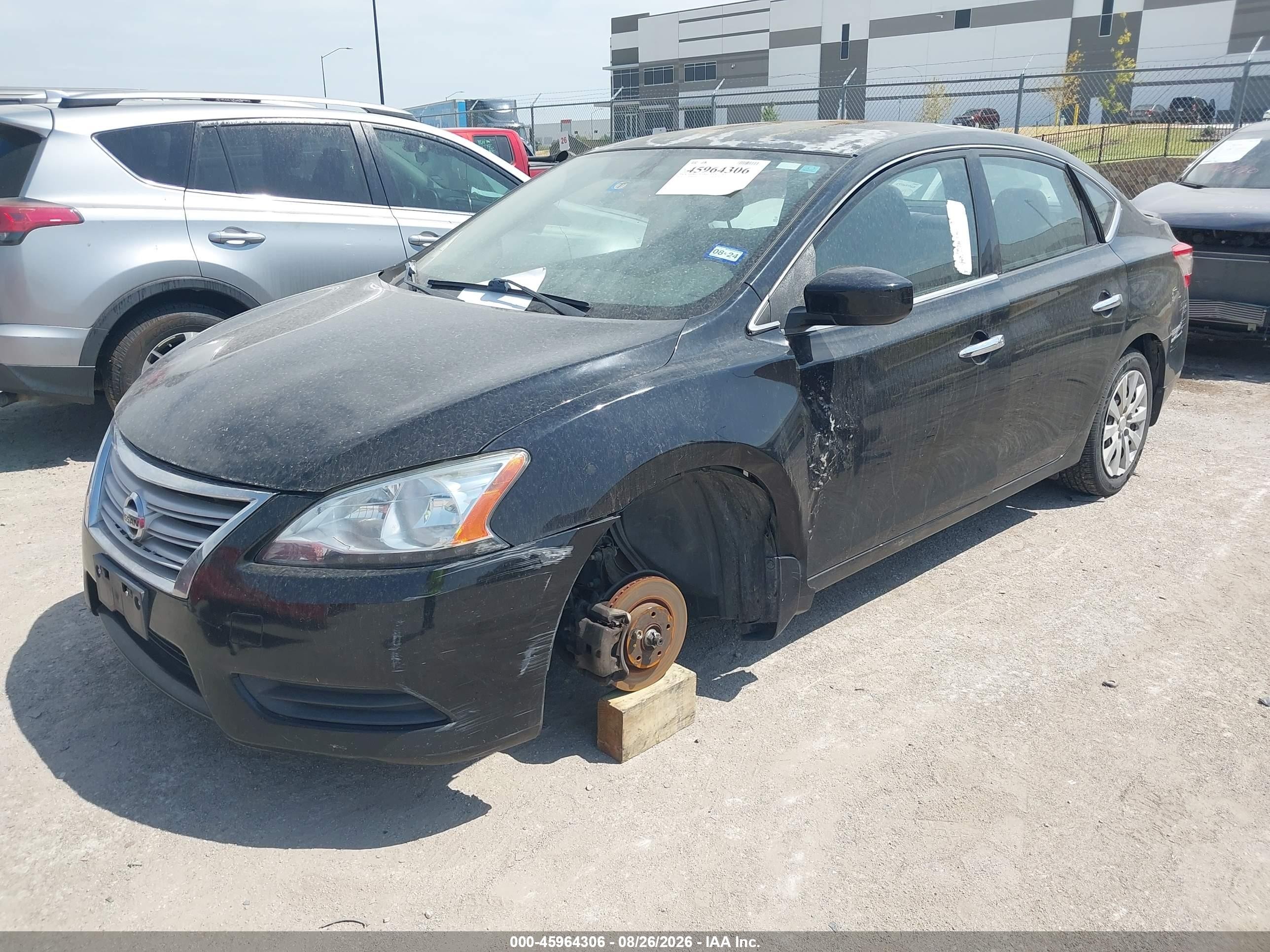 2015 Nissan Sentra Fe+ S/s/sl/sr/sv Черный vin: 3N1AB7AP7FY272730