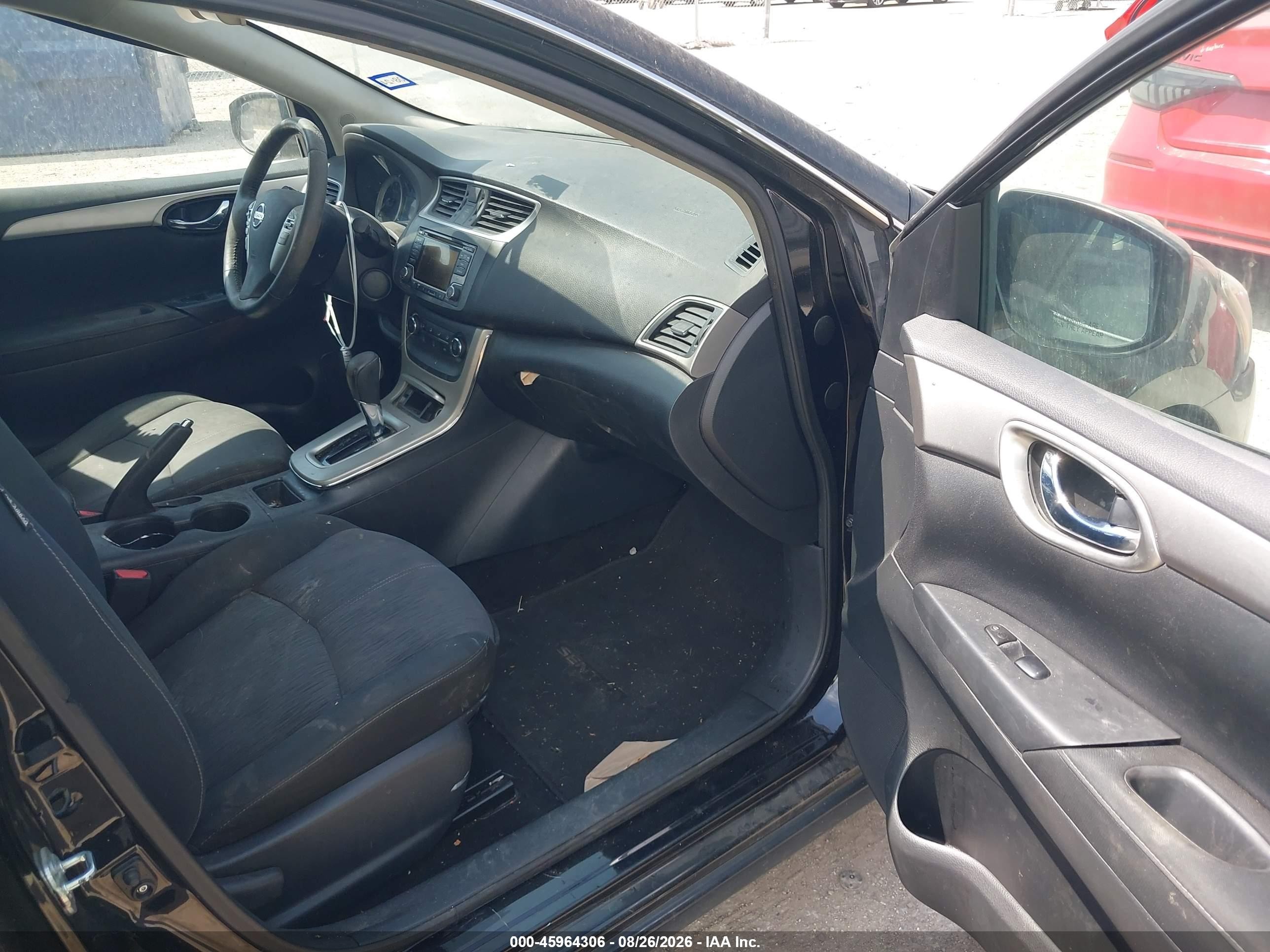 2015 Nissan Sentra Fe+ S/s/sl/sr/sv Черный vin: 3N1AB7AP7FY272730