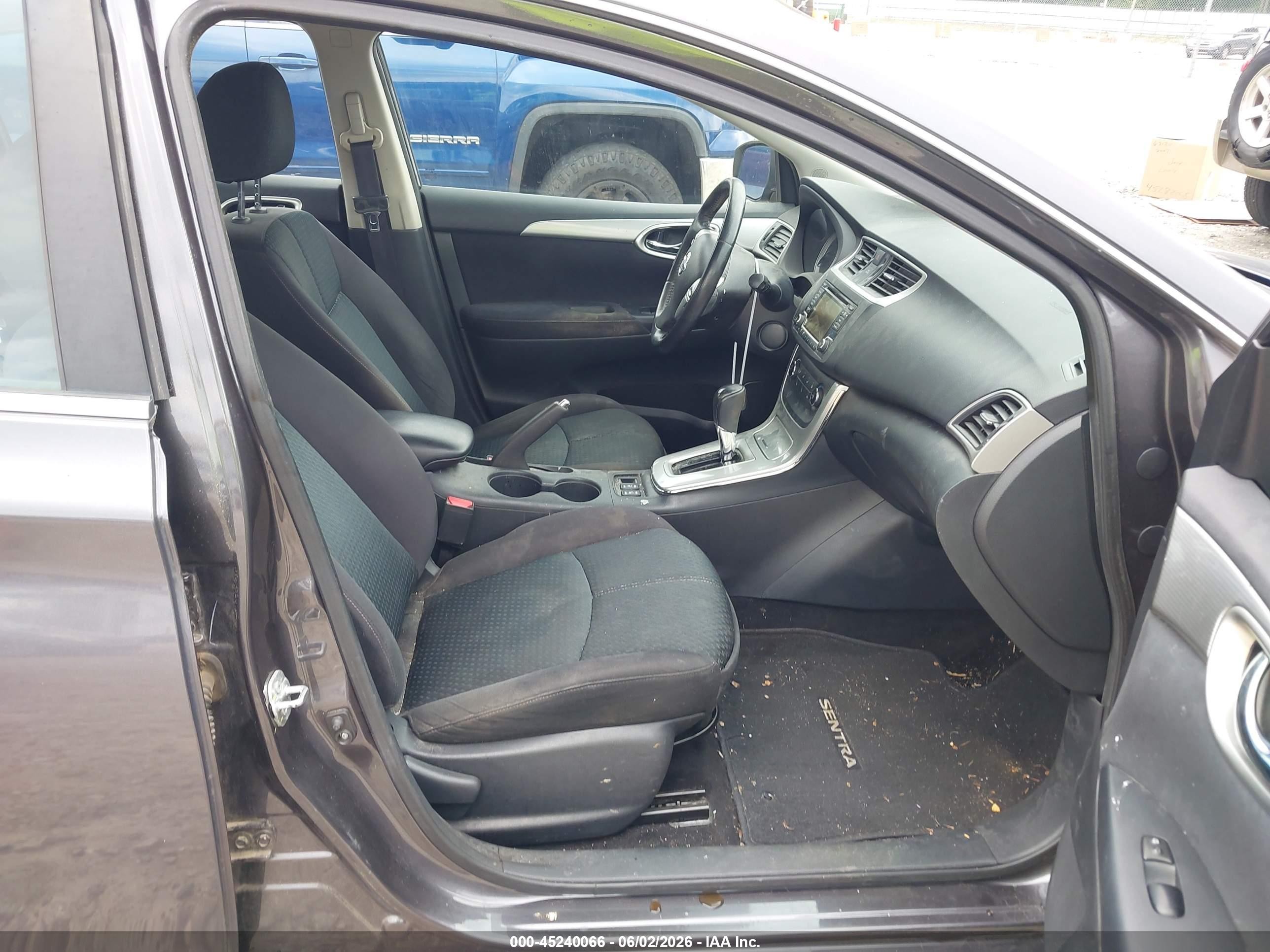 2015 Nissan Sentra Sr Серый vin: 3N1AB7AP7FY280245