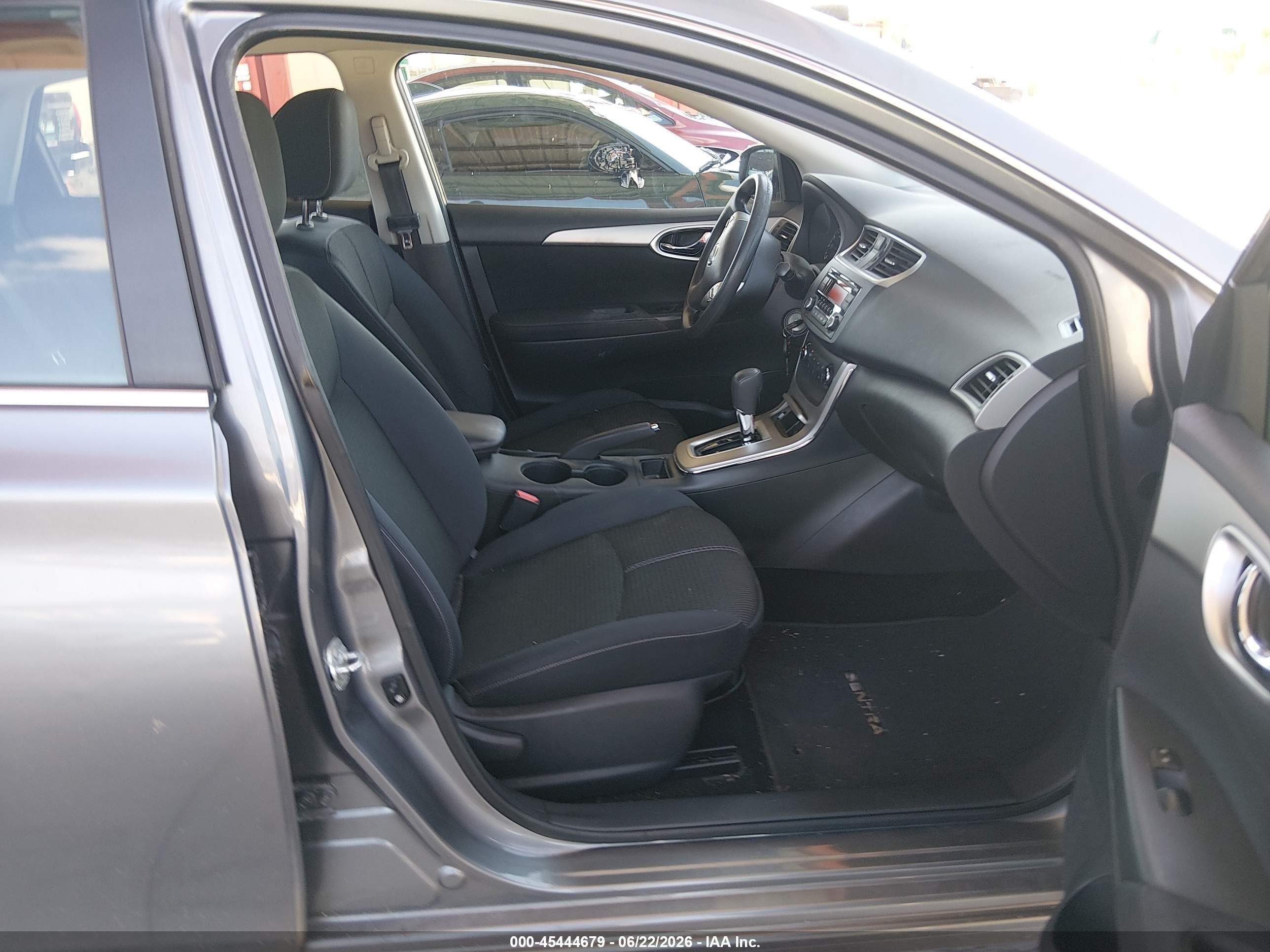 2015 Nissan Sentra S Gray vin: 3N1AB7AP7FY284215