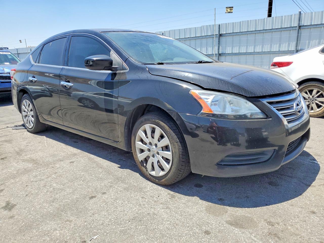 2015 Nissan Sentra S Black vin: 3N1AB7AP7FY286577