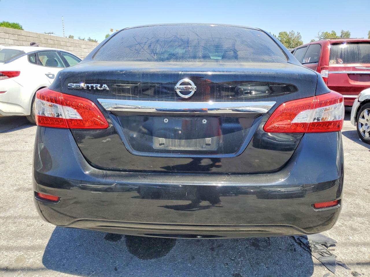 2015 Nissan Sentra S Black vin: 3N1AB7AP7FY286577