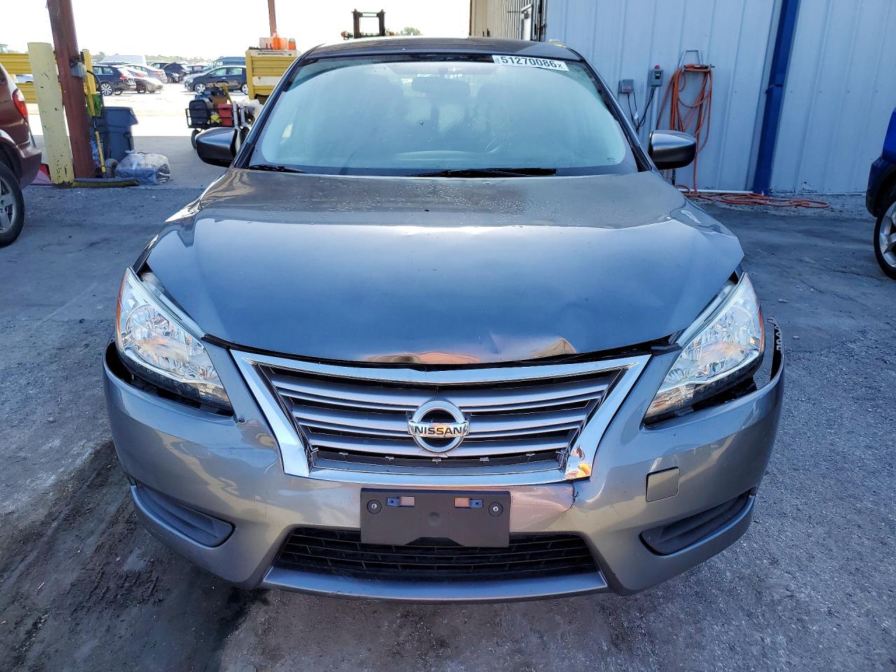 2015 Nissan Sentra Sv Gray vin: 3N1AB7AP7FY289429