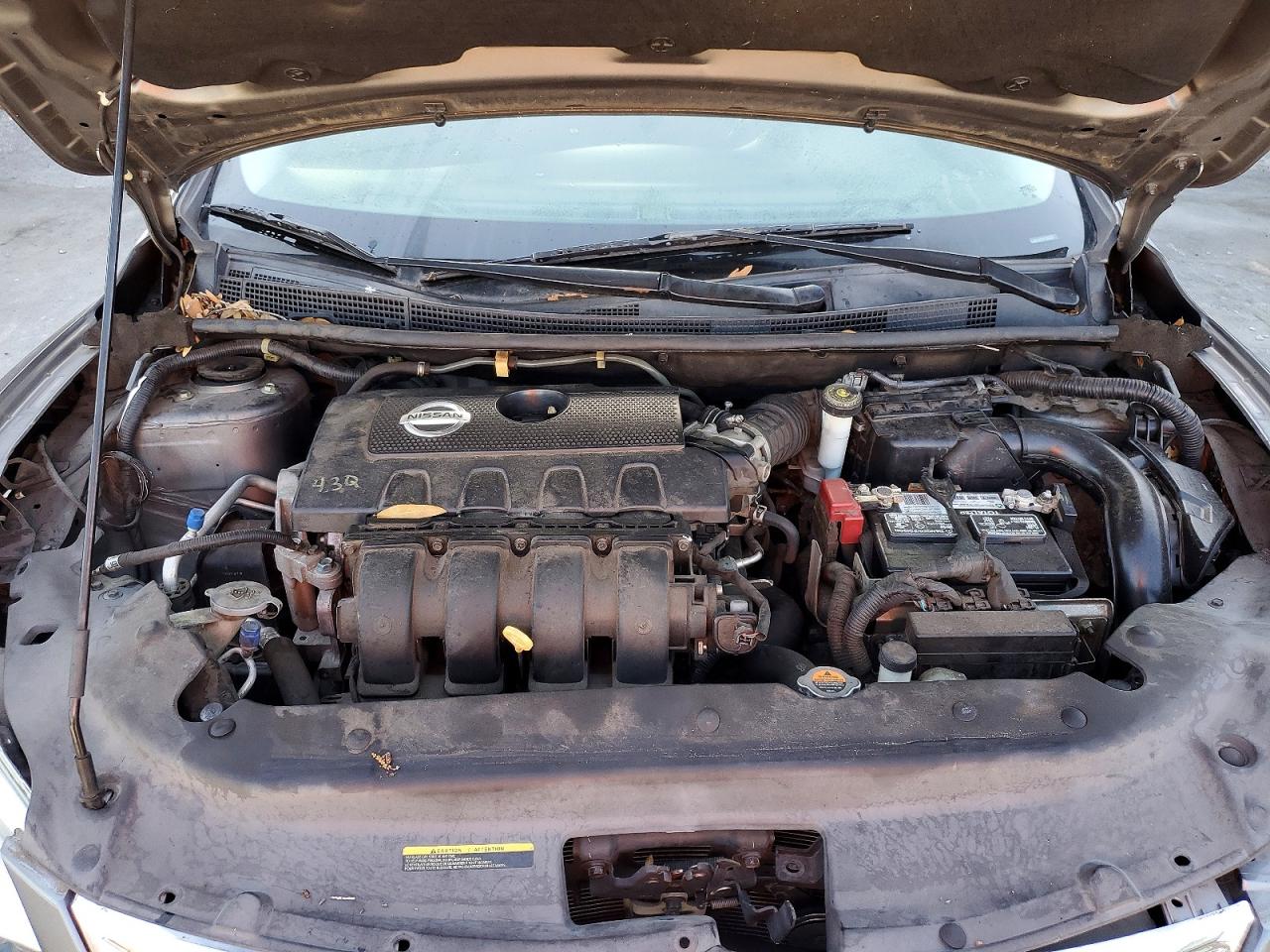 2015 Nissan Sentra Sv Gray vin: 3N1AB7AP7FY289429