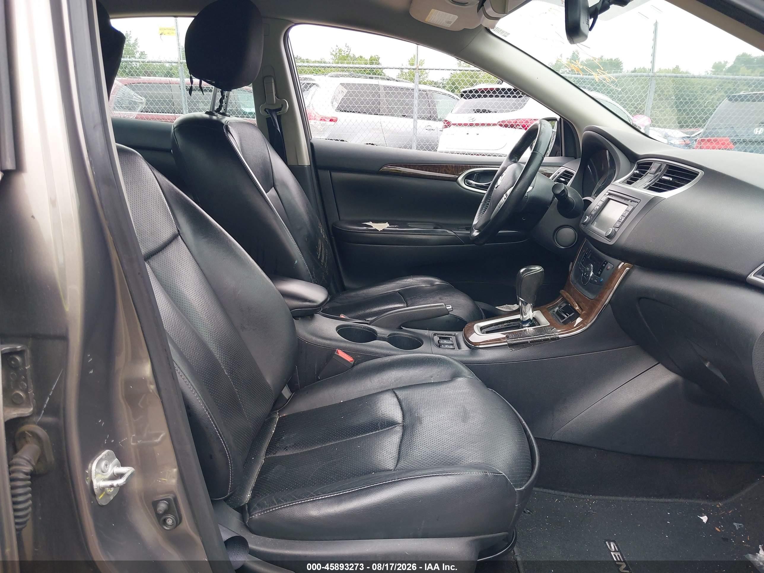 2015 Nissan Sentra Sl Brown vin: 3N1AB7AP7FY295103