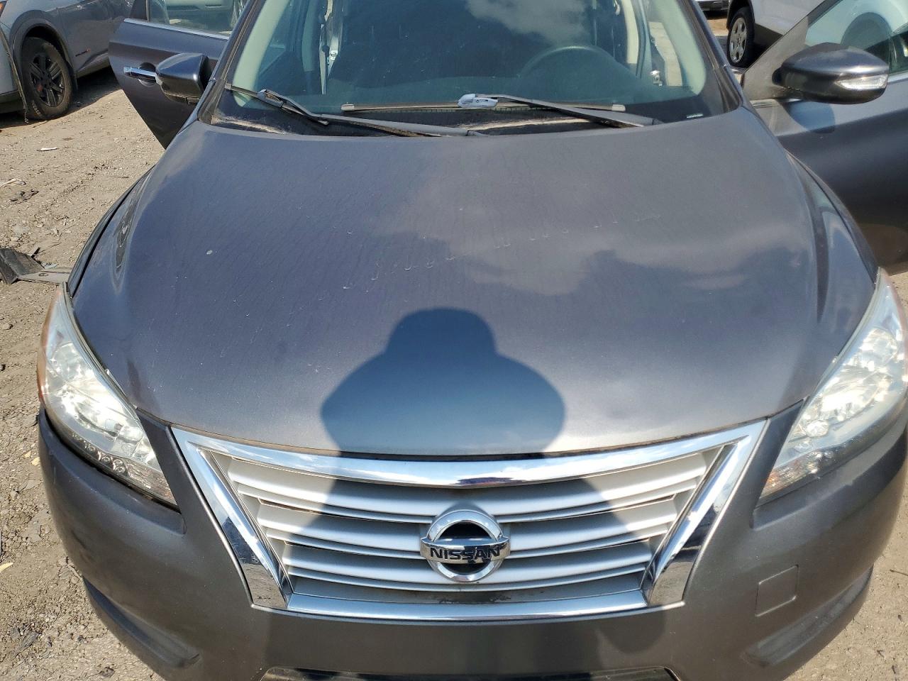 2015 Nissan Sentra S Gray vin: 3N1AB7AP7FY296302