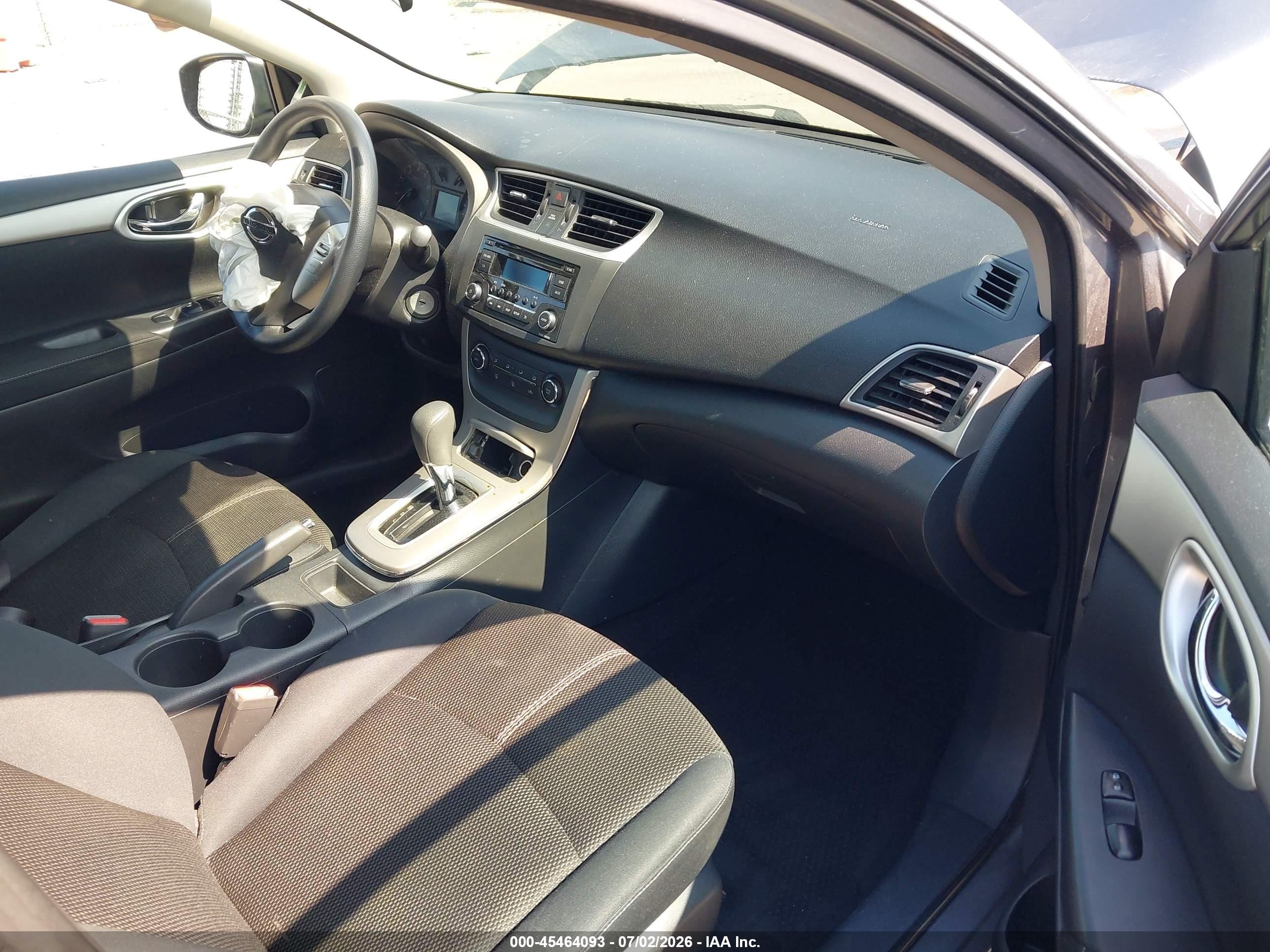2015 Nissan Sentra S Gray vin: 3N1AB7AP7FY299071