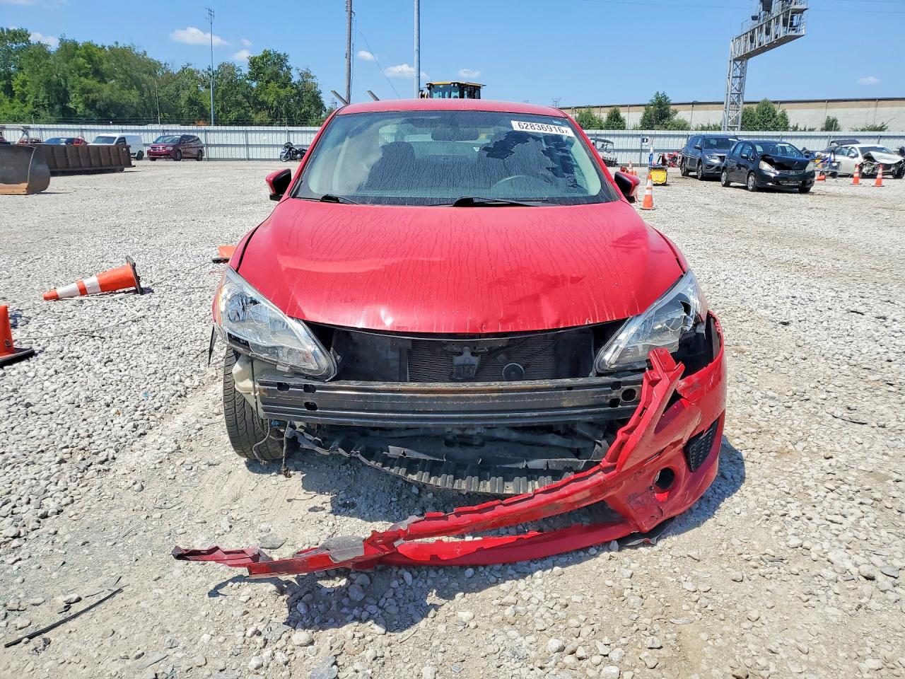 2015 Nissan Sentra Sr Red vin: 3N1AB7AP7FY302549