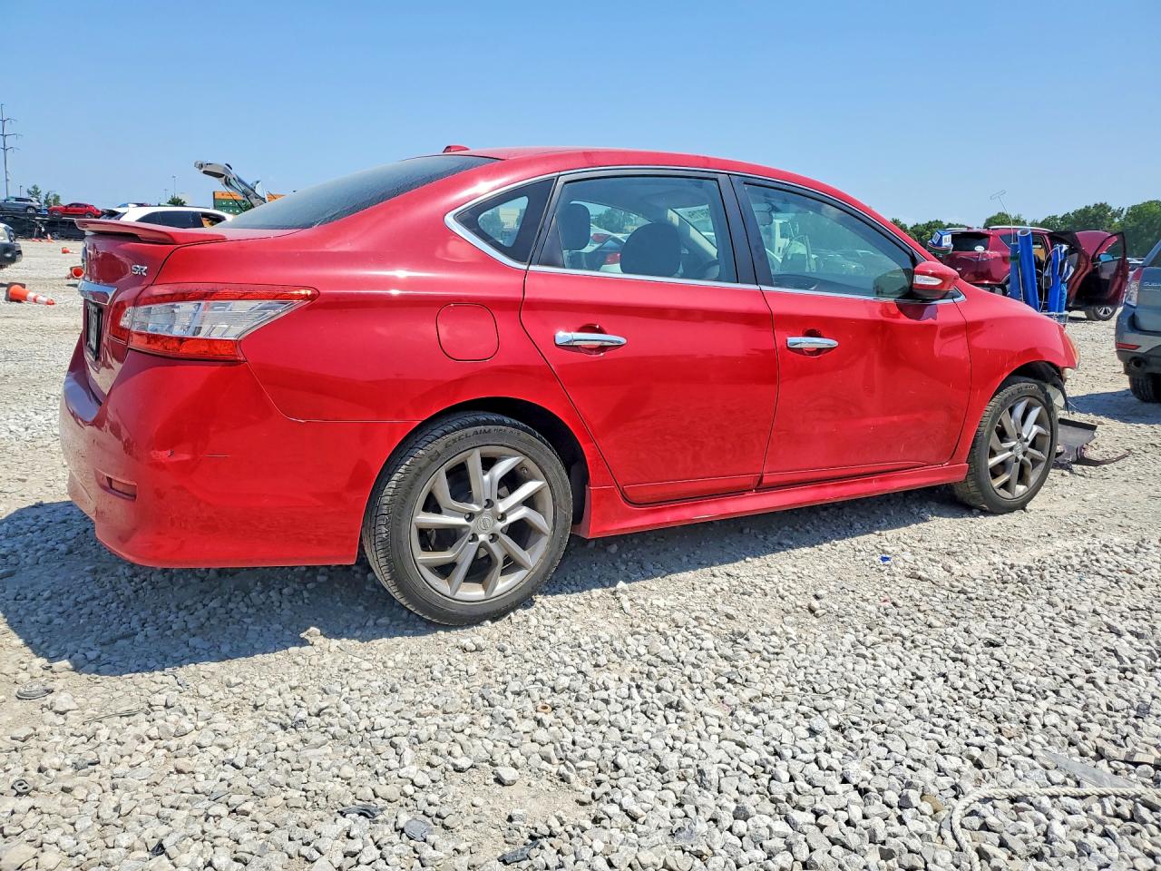 2015 Nissan Sentra Sr Red vin: 3N1AB7AP7FY302549