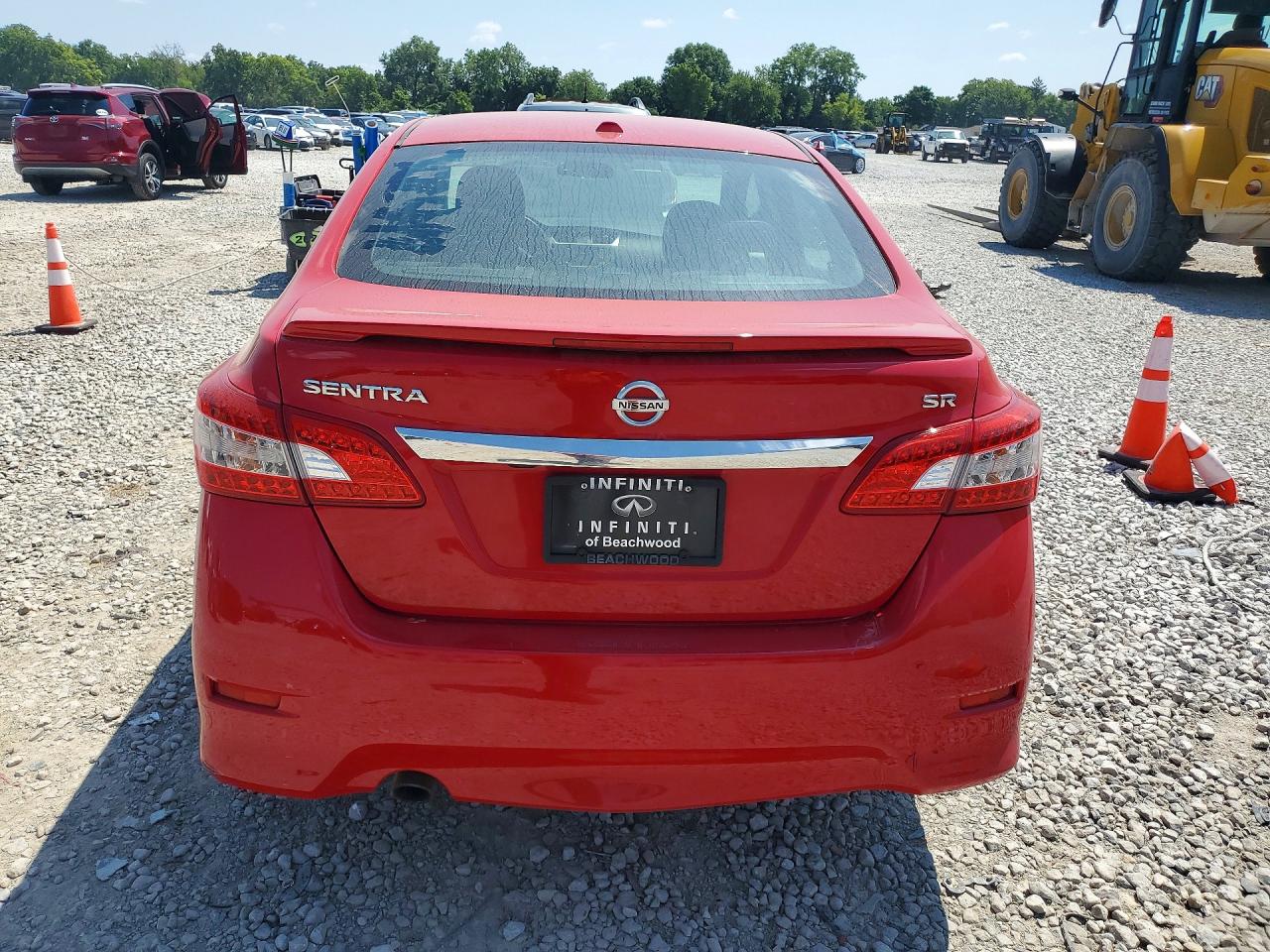 2015 Nissan Sentra Sr Red vin: 3N1AB7AP7FY302549
