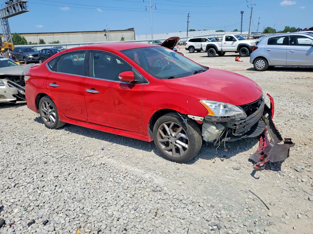 2015 Nissan Sentra Sr Red vin: 3N1AB7AP7FY302549