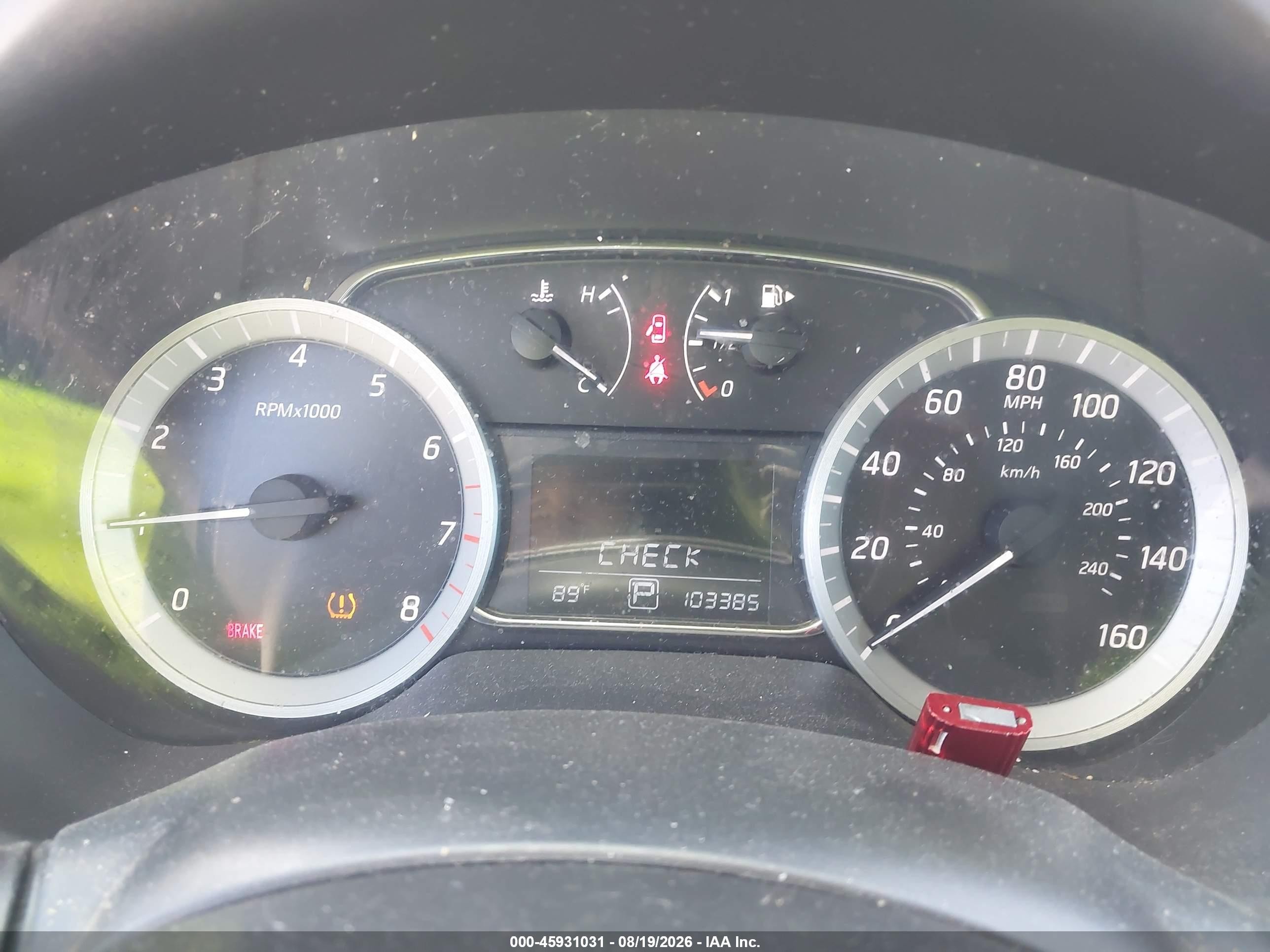 2015 Nissan Sentra S/sv/sr/sl Red vin: 3N1AB7AP7FY306293