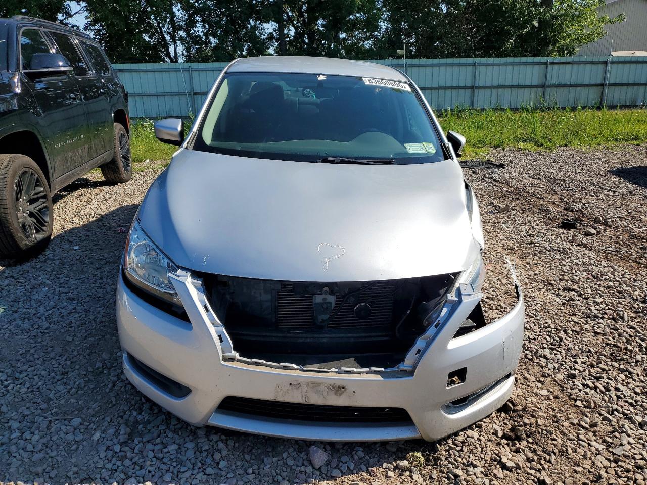 2015 Nissan Sentra S Gray vin: 3N1AB7AP7FY318959