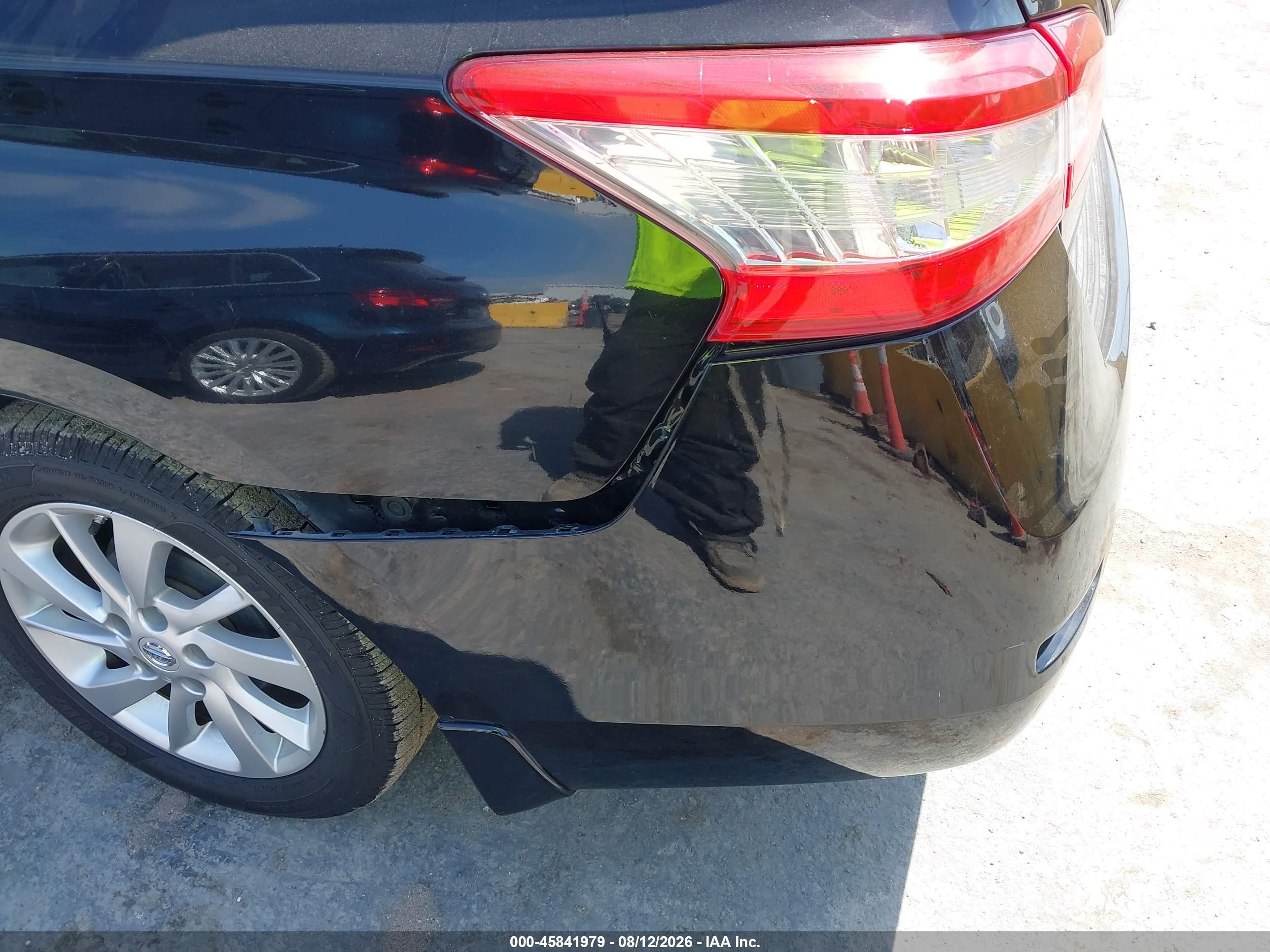 2015 Nissan Sentra Sv Black vin: 3N1AB7AP7FY319867