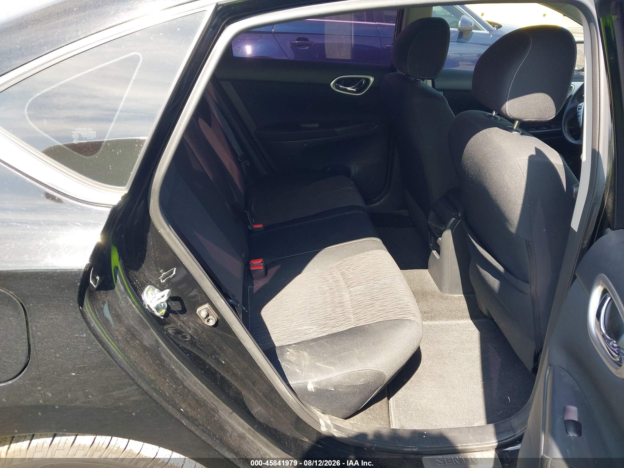 2015 Nissan Sentra Sv Black vin: 3N1AB7AP7FY319867