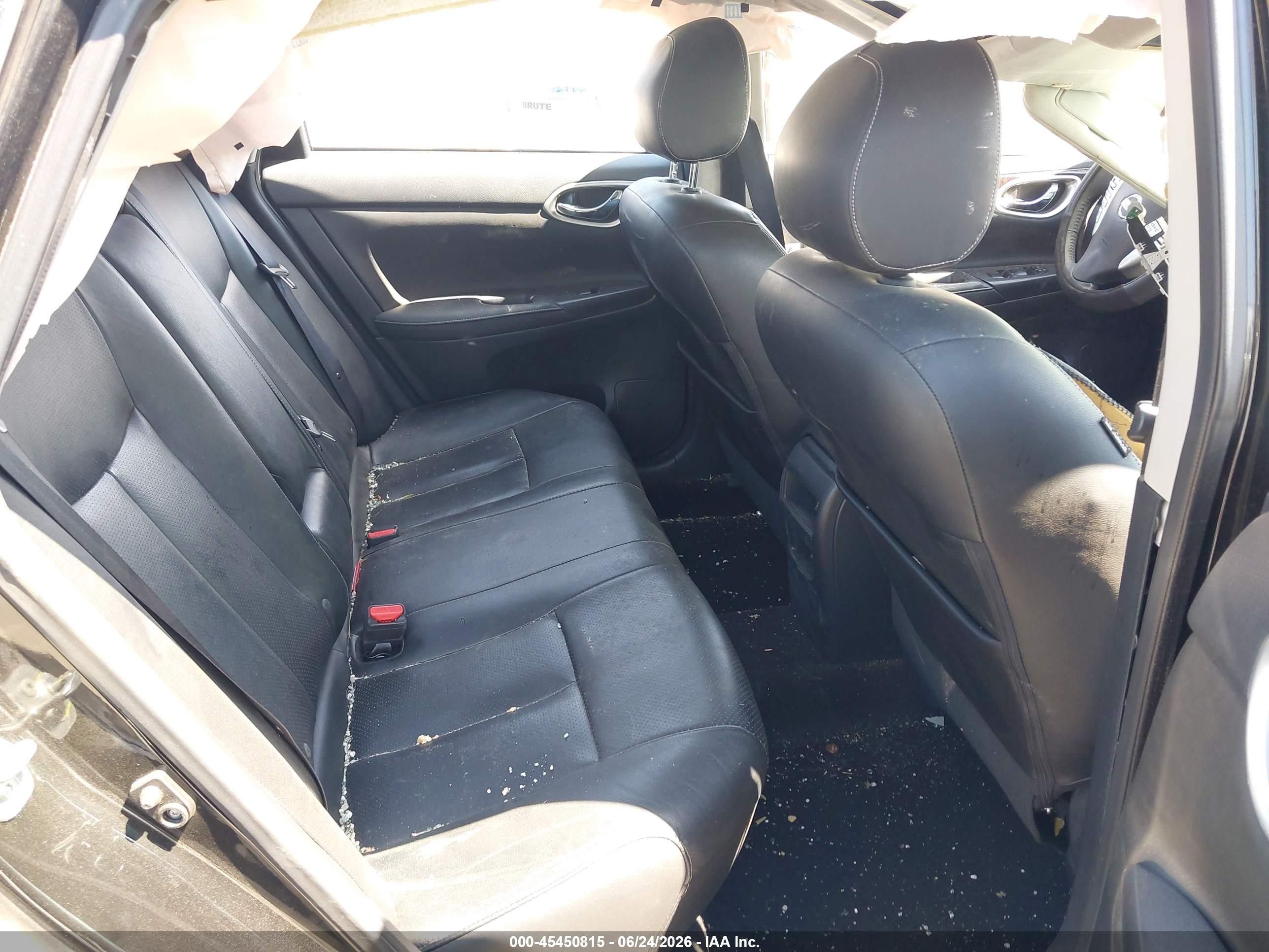 2015 Nissan Sentra Sl Black vin: 3N1AB7AP7FY328004