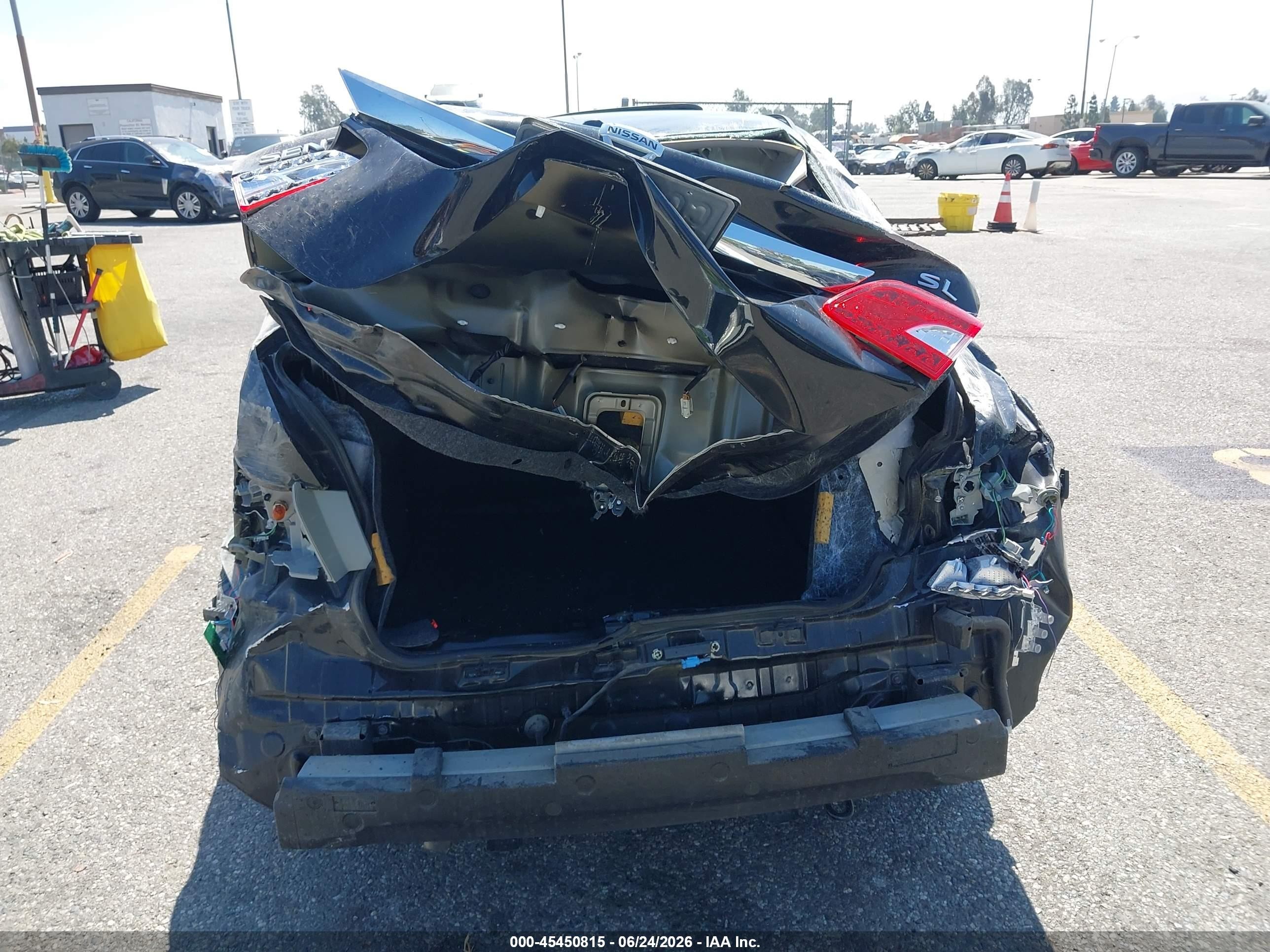 2015 Nissan Sentra Sl Black vin: 3N1AB7AP7FY328004