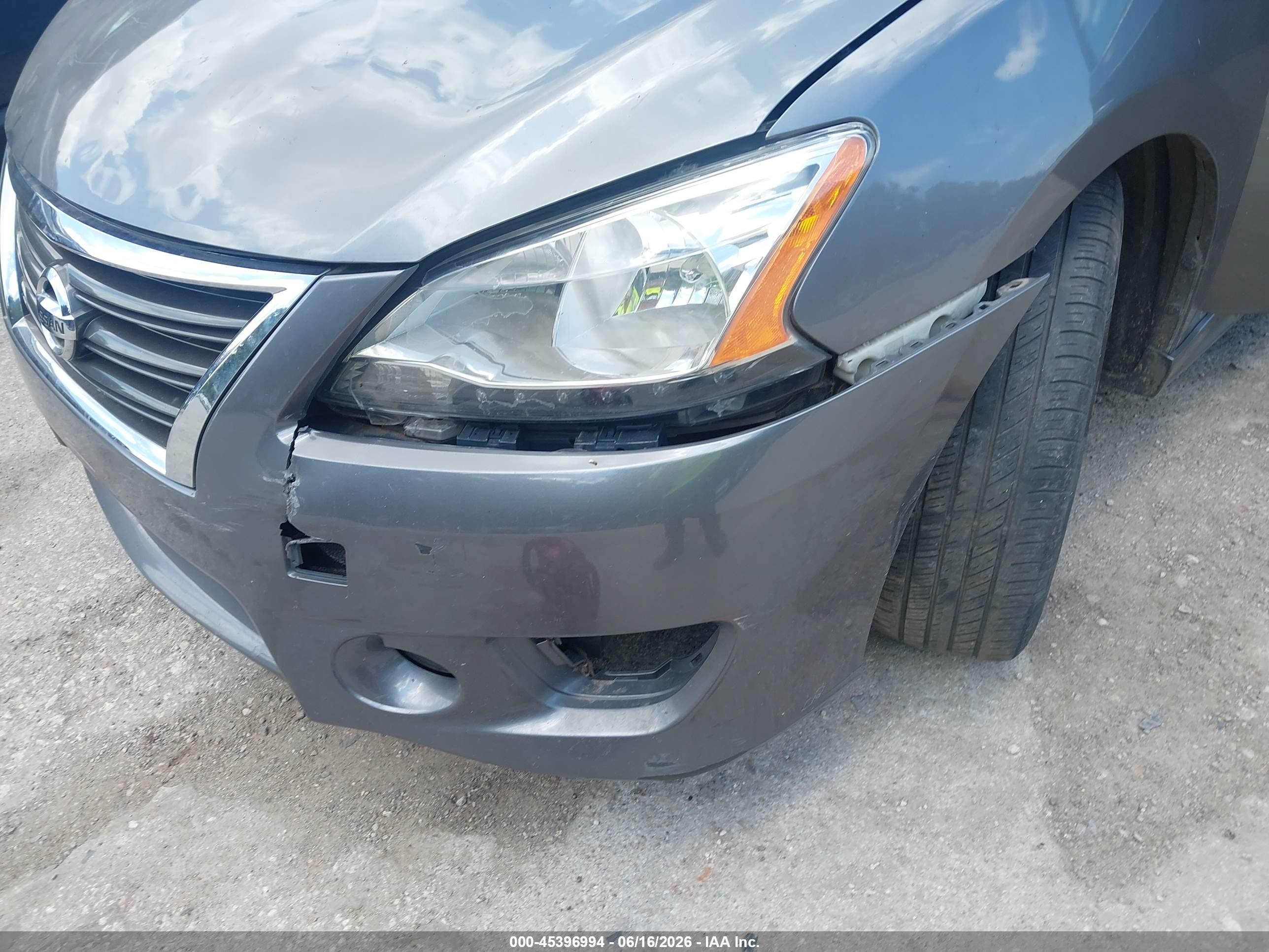 2015 Nissan Sentra Sr Серый vin: 3N1AB7AP7FY328312