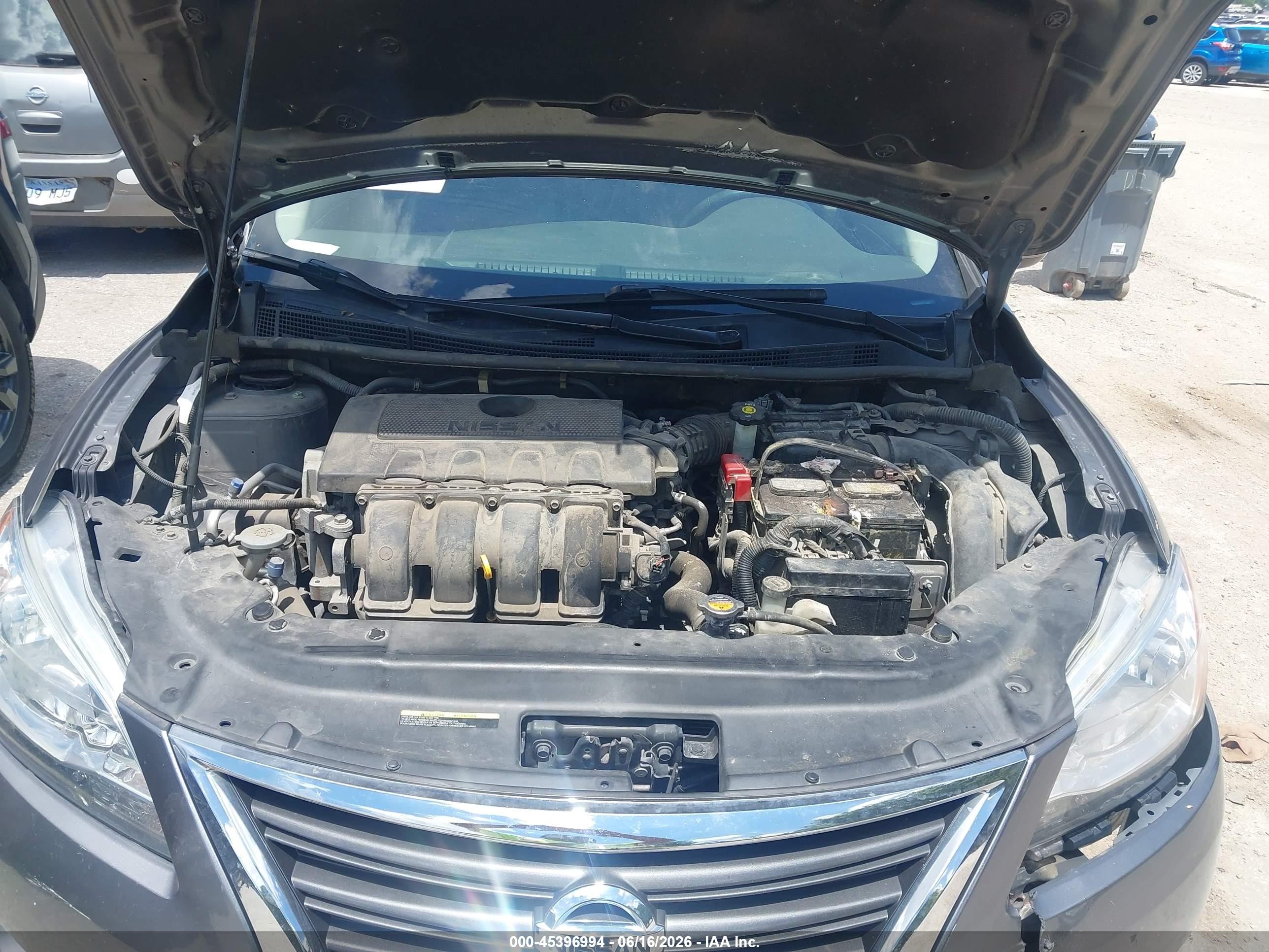 2015 Nissan Sentra Sr Серый vin: 3N1AB7AP7FY328312