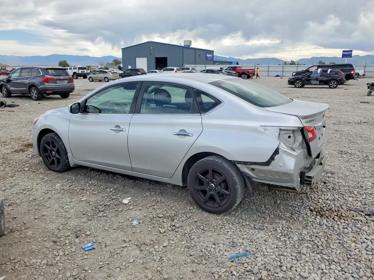 2015 Nissan Sentra Fe+ S Silver vin: 3N1AB7AP7FY333056