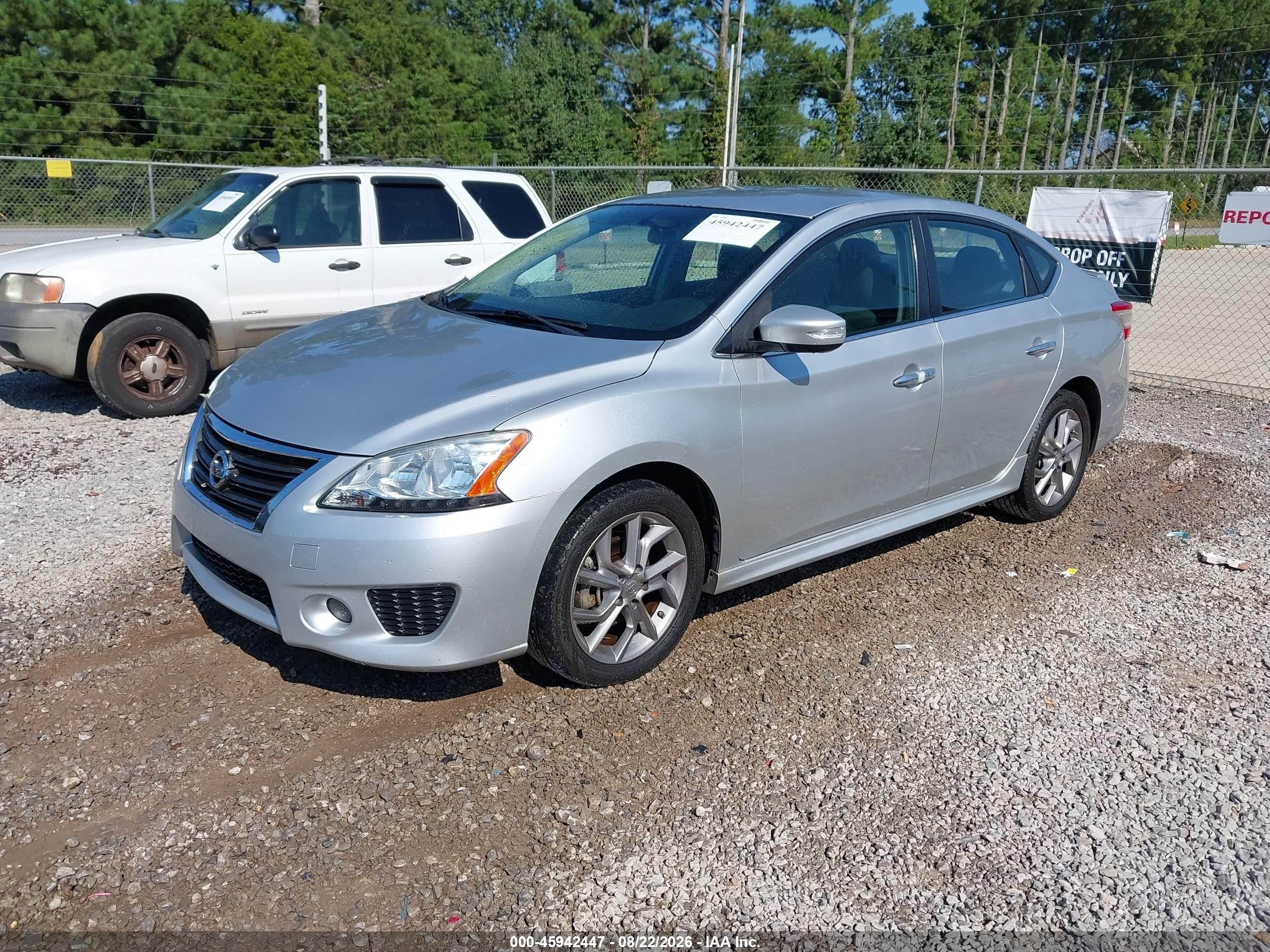 2015 Nissan Sentra Sr Silver vin: 3N1AB7AP7FY338063