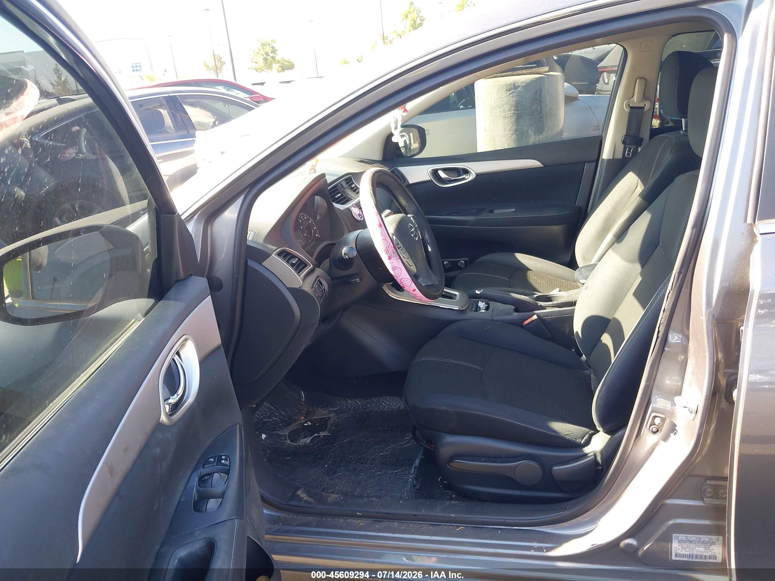 2015 Nissan Sentra S Gray vin: 3N1AB7AP7FY343764