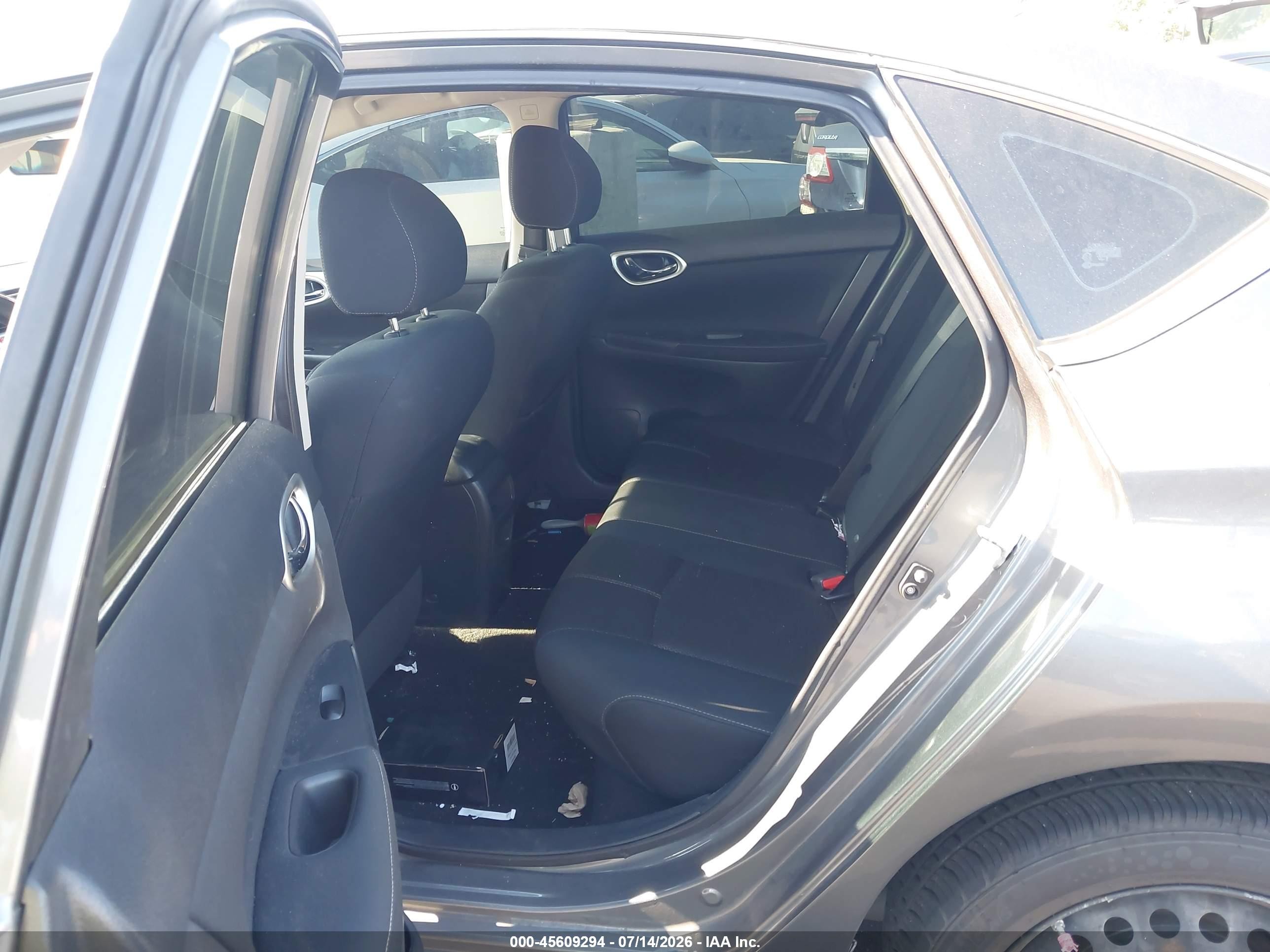 2015 Nissan Sentra S Gray vin: 3N1AB7AP7FY343764