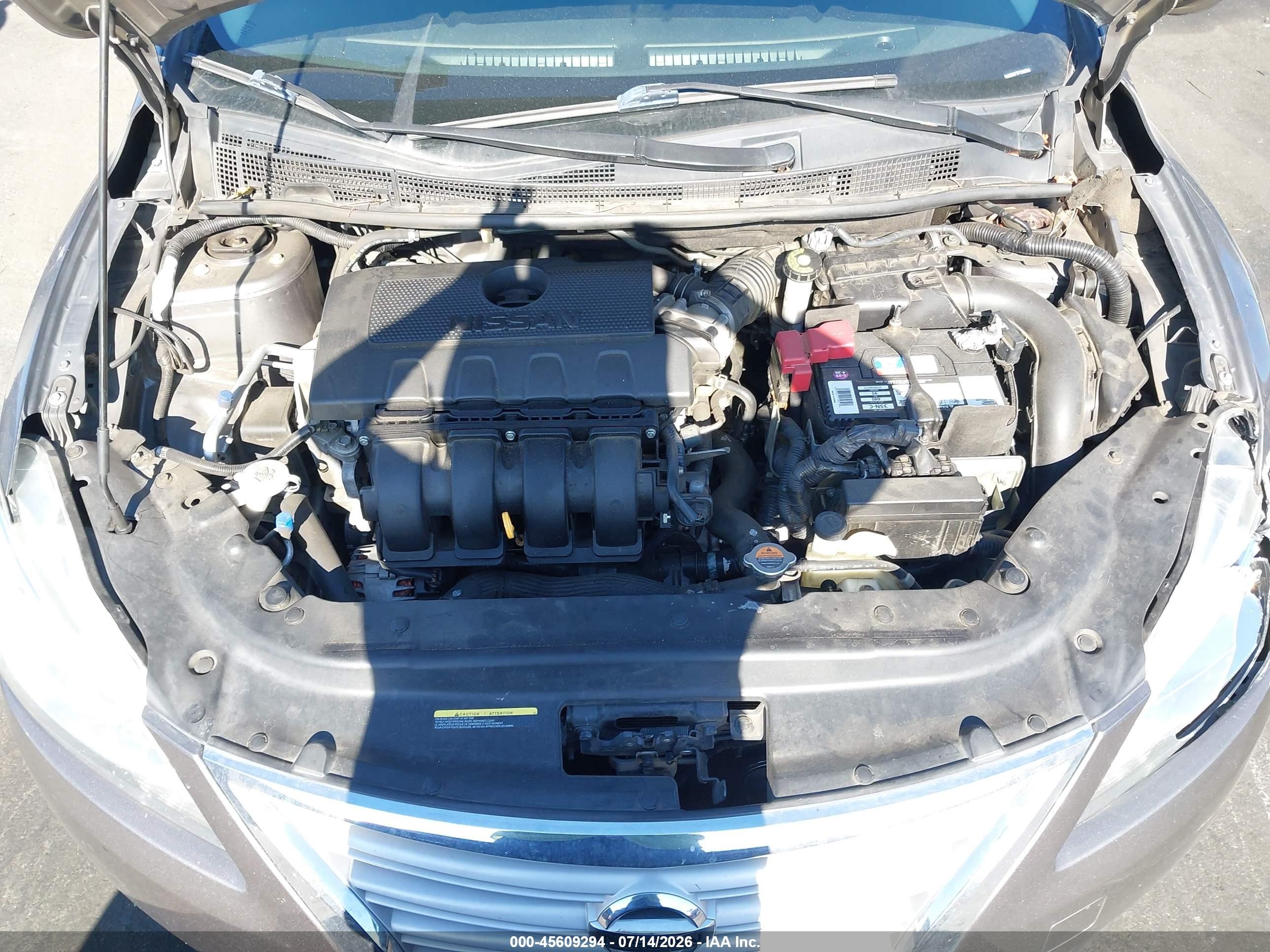 2015 Nissan Sentra S Gray vin: 3N1AB7AP7FY343764