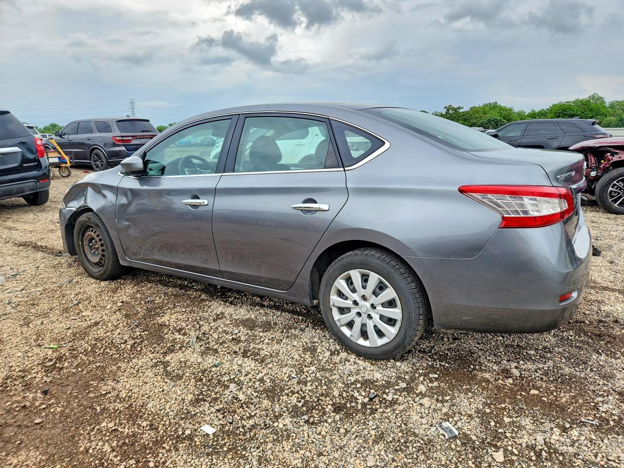 2015 Nissan Sentra S Silver vin: 3N1AB7AP7FY344106