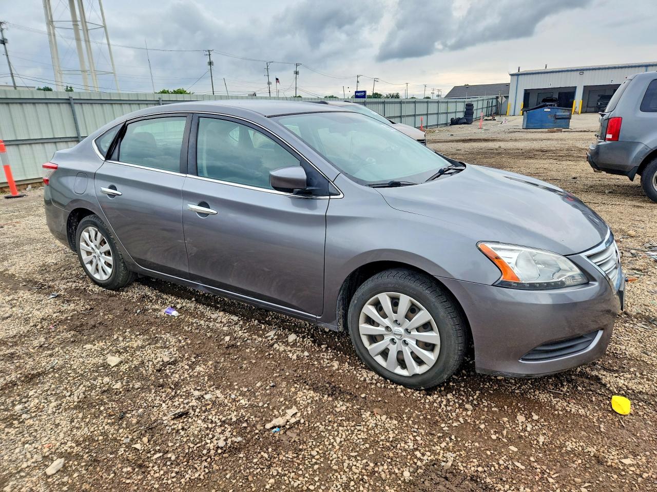 2015 Nissan Sentra S Silver vin: 3N1AB7AP7FY344106