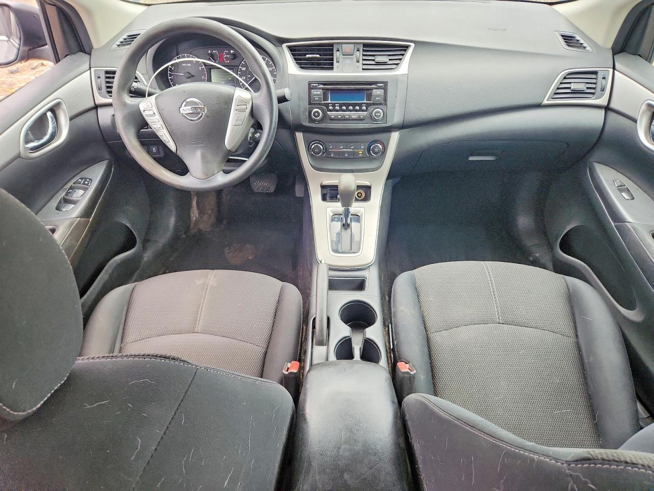 2015 Nissan Sentra S Silver vin: 3N1AB7AP7FY344106