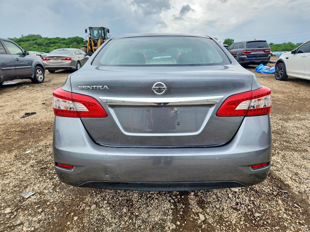 2015 Nissan Sentra S Silver vin: 3N1AB7AP7FY344106