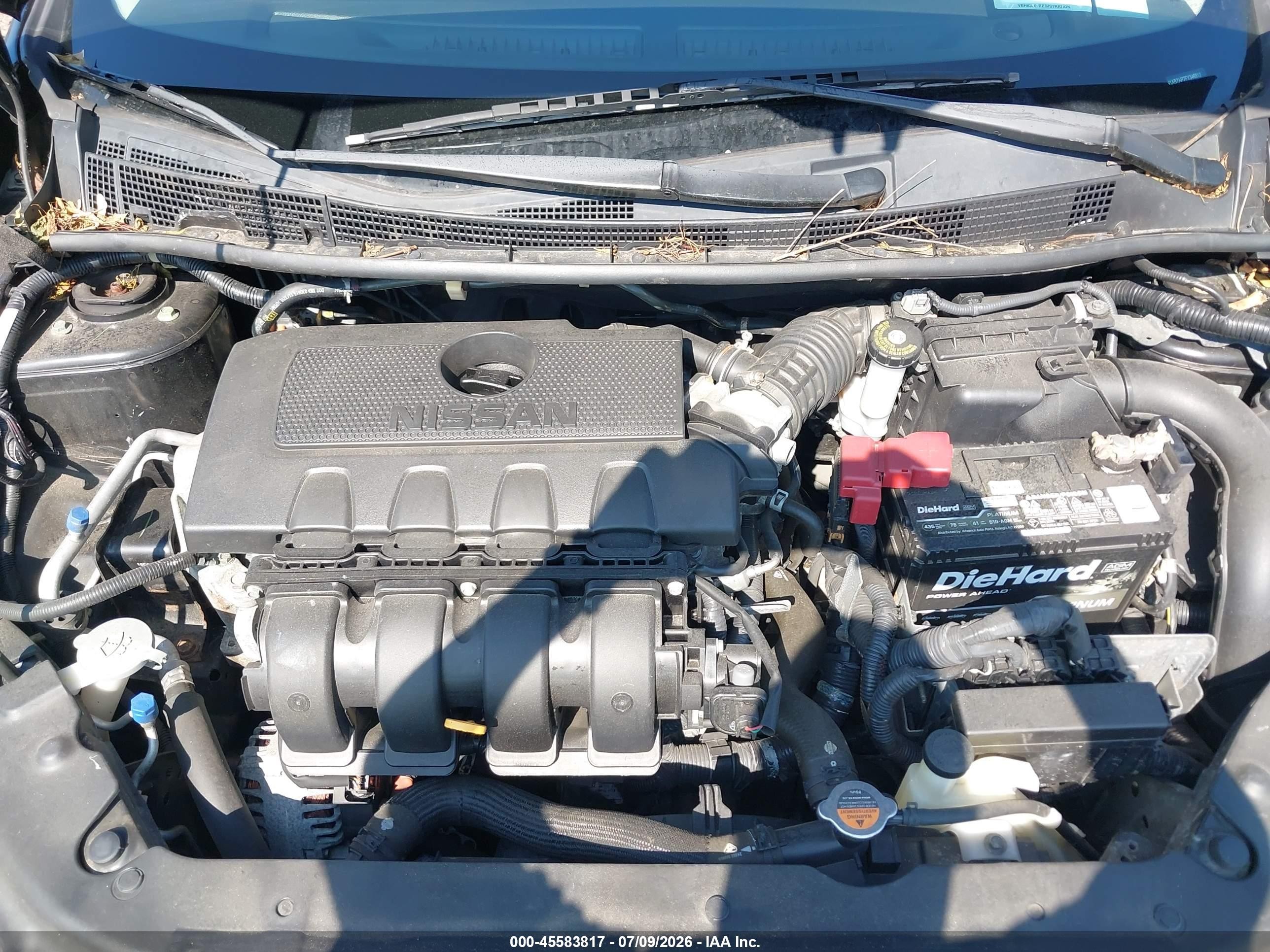 2015 Nissan Sentra S Black vin: 3N1AB7AP7FY346812