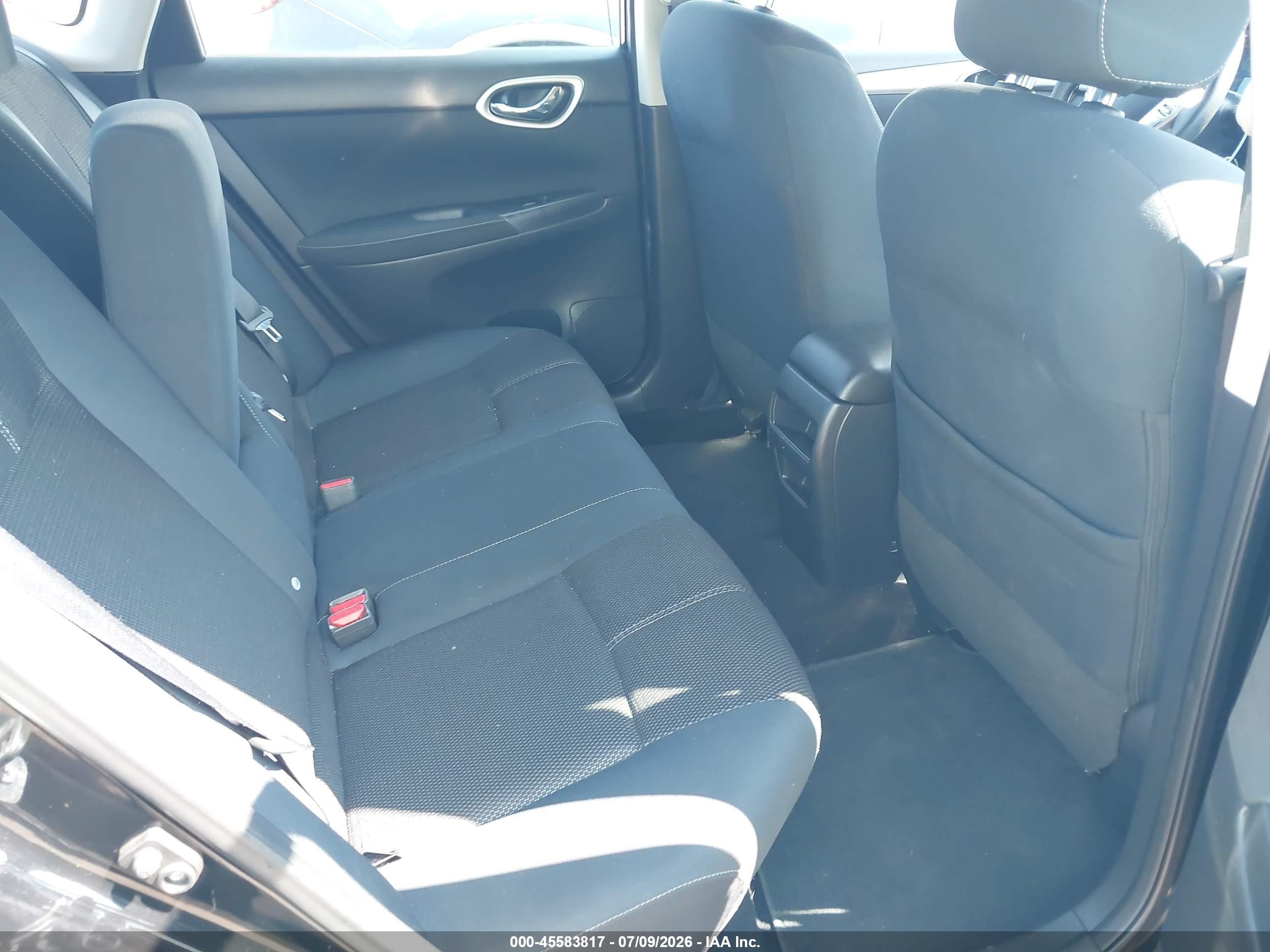 2015 Nissan Sentra S Black vin: 3N1AB7AP7FY346812