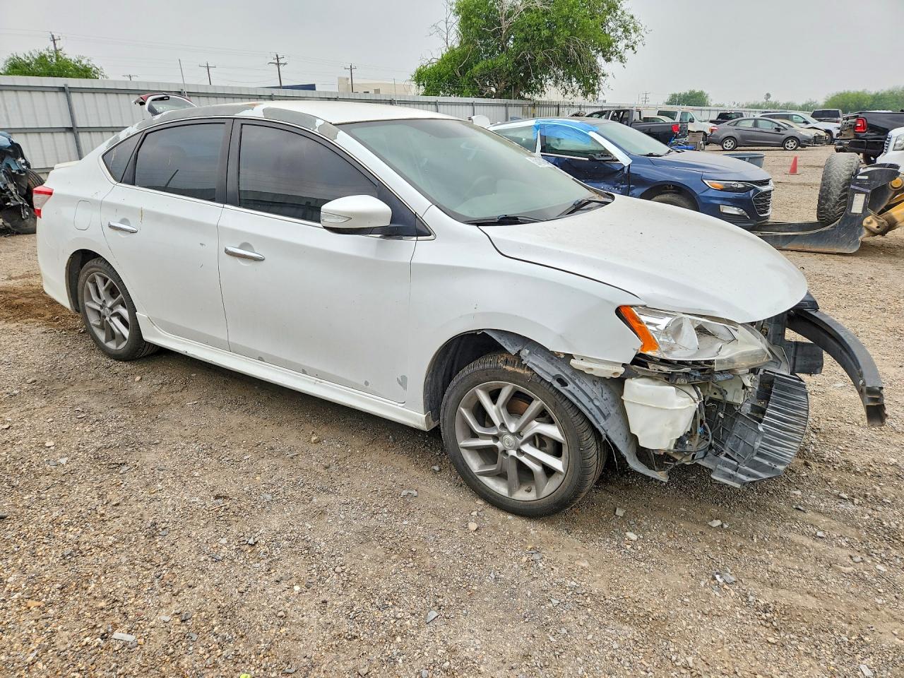 2015 Nissan Sentra Sr White vin: 3N1AB7AP7FY346938