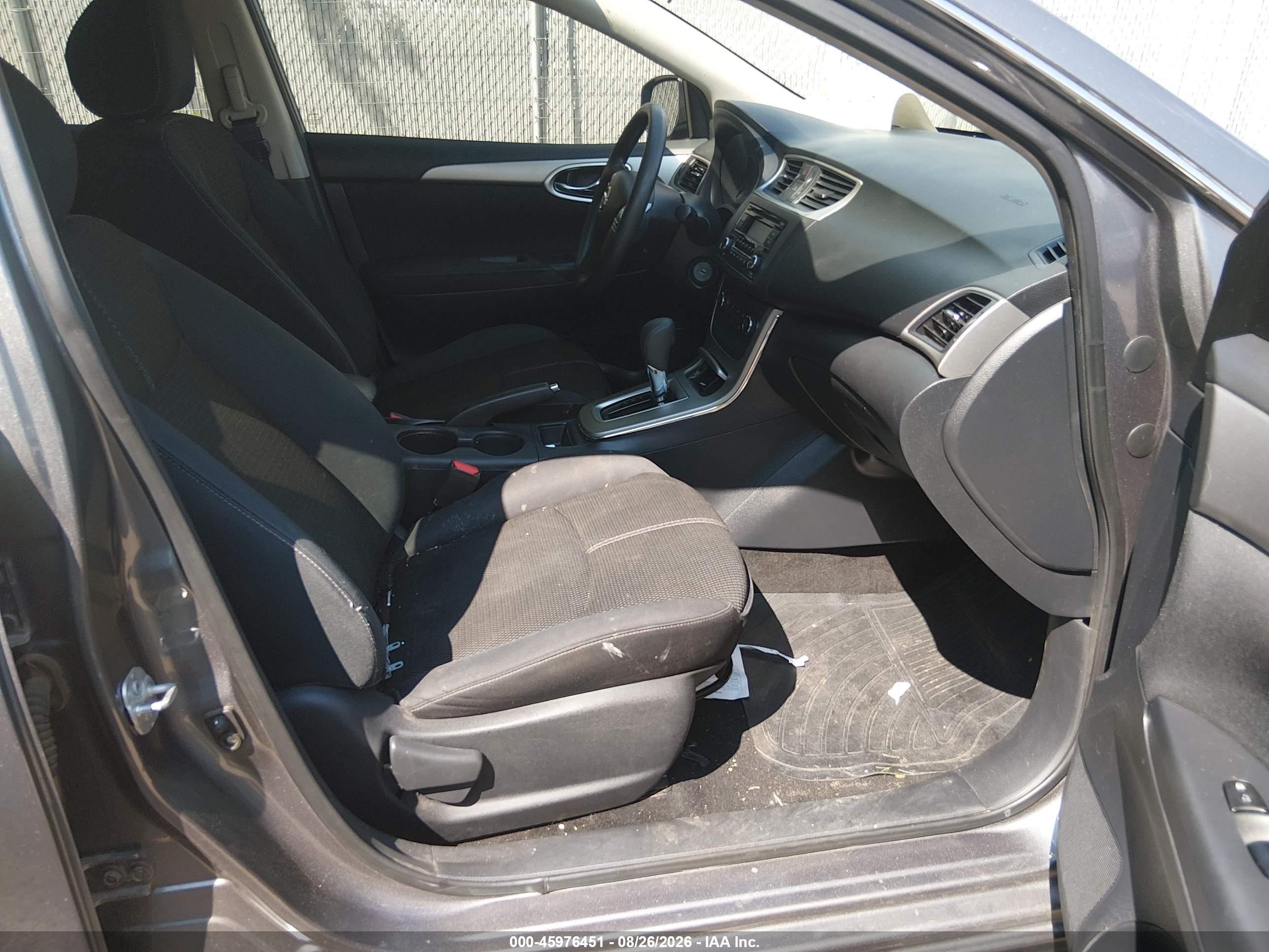 2015 Nissan Sentra S Gray vin: 3N1AB7AP7FY348172