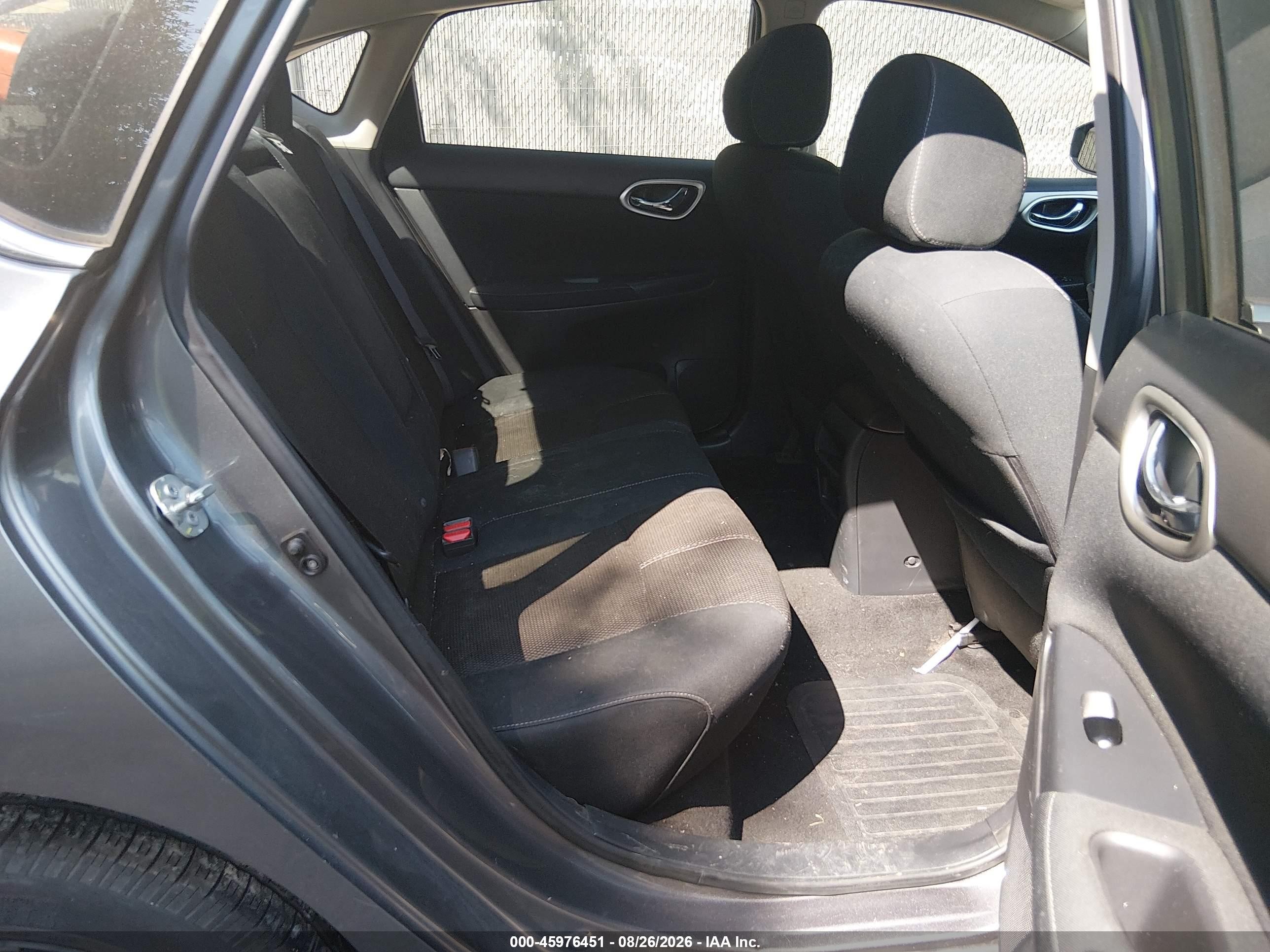 2015 Nissan Sentra S Gray vin: 3N1AB7AP7FY348172