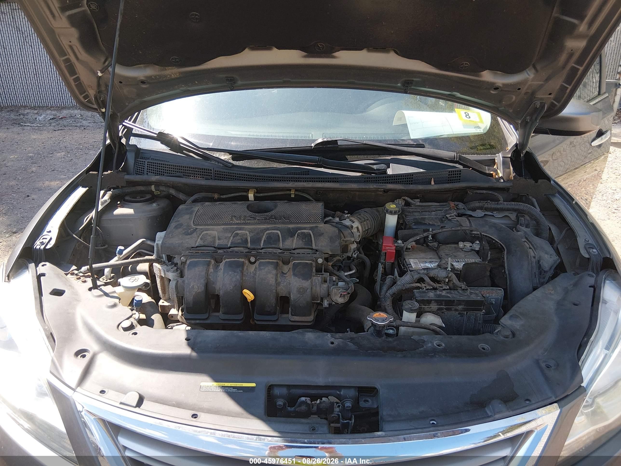 2015 Nissan Sentra S Gray vin: 3N1AB7AP7FY348172
