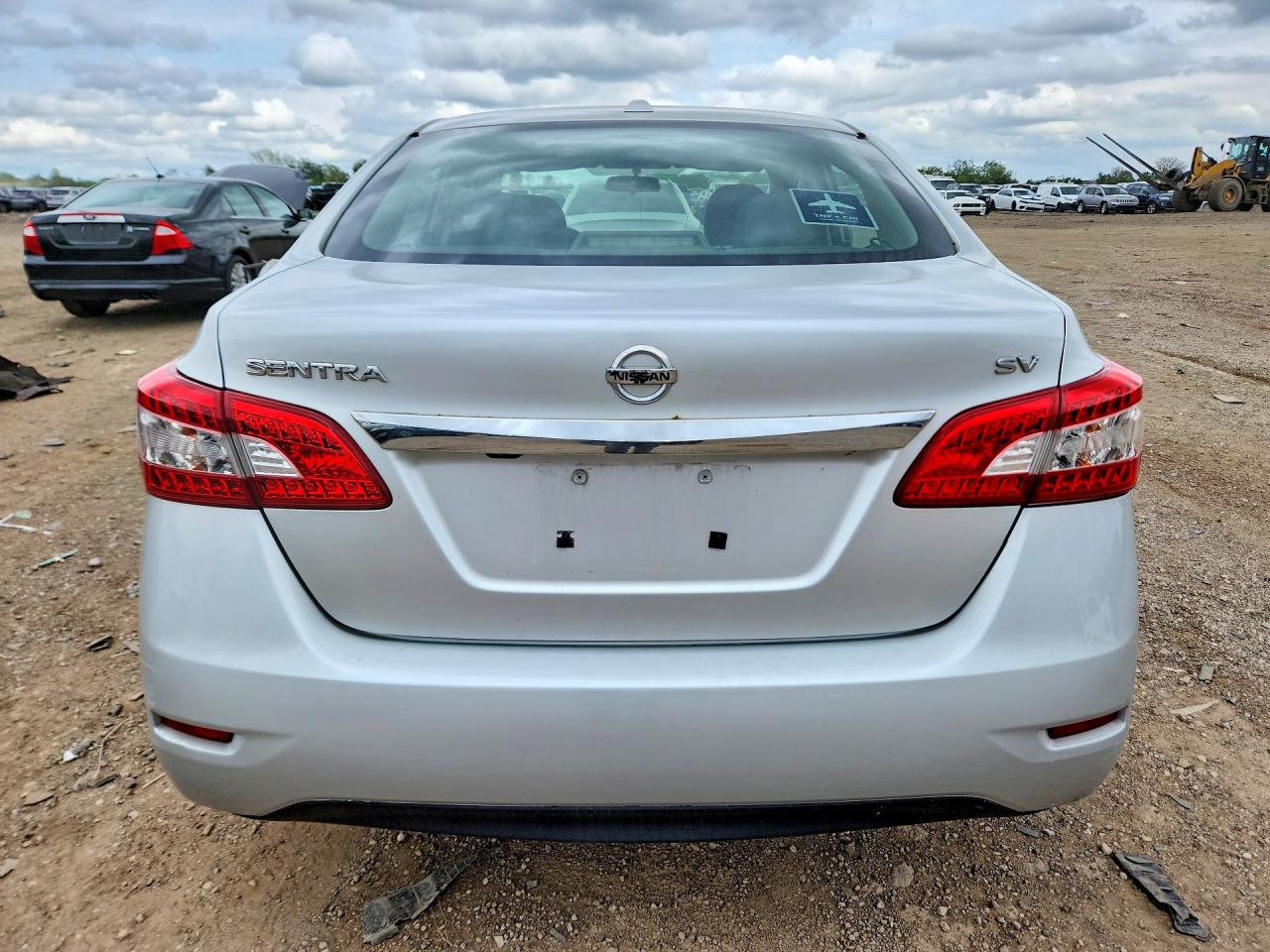 2015 Nissan Sentra Sv Silver vin: 3N1AB7AP7FY348558