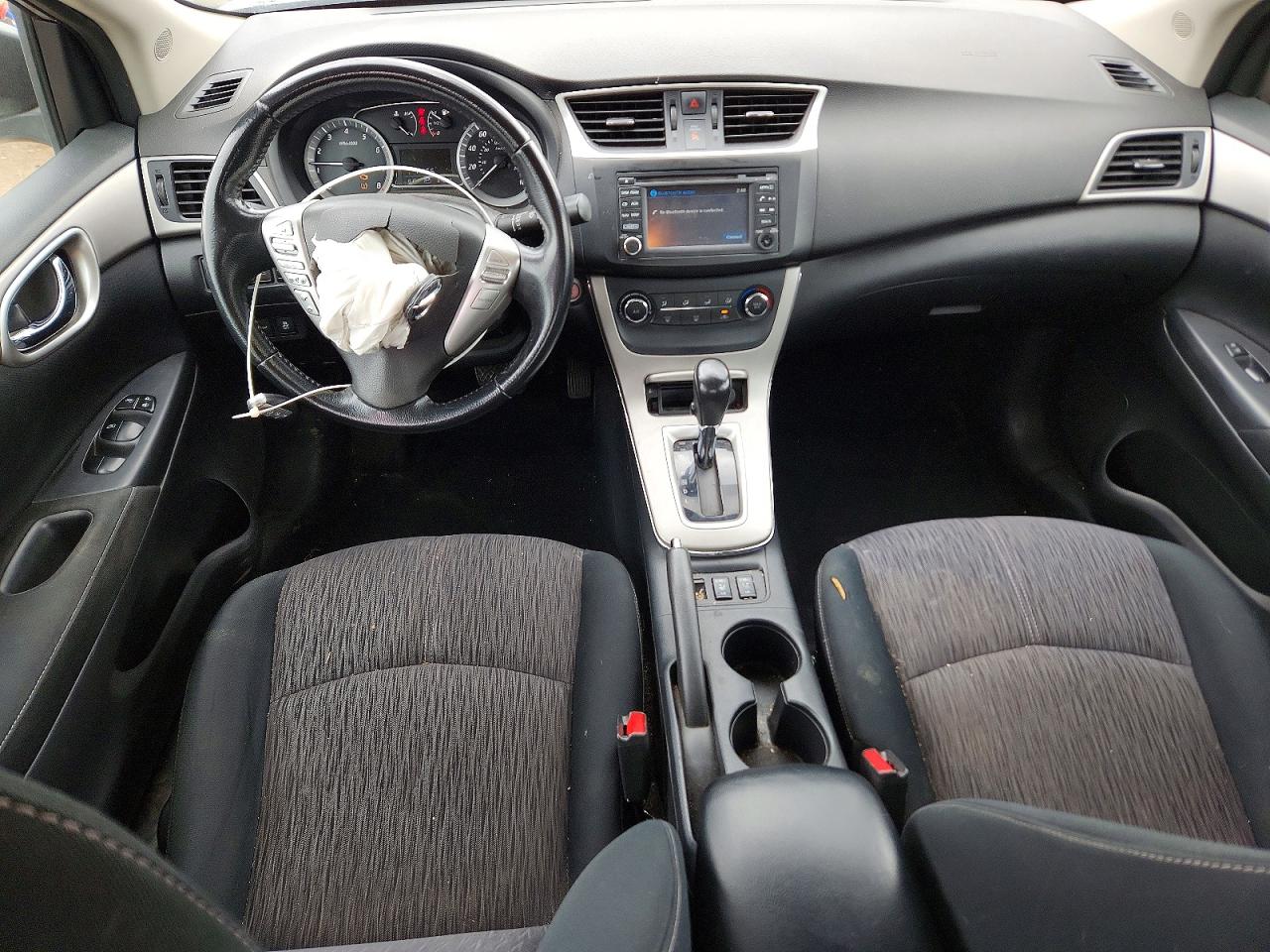 2015 Nissan Sentra Sv Silver vin: 3N1AB7AP7FY348558