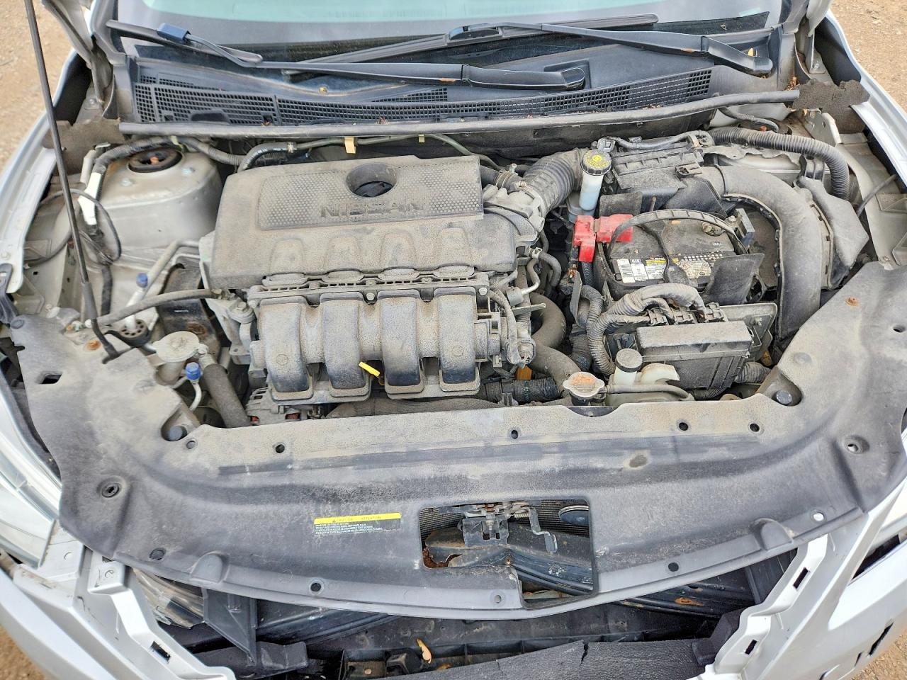 2015 Nissan Sentra Sv Silver vin: 3N1AB7AP7FY348558