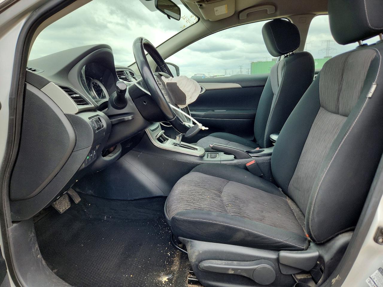 2015 Nissan Sentra Sv Silver vin: 3N1AB7AP7FY348558