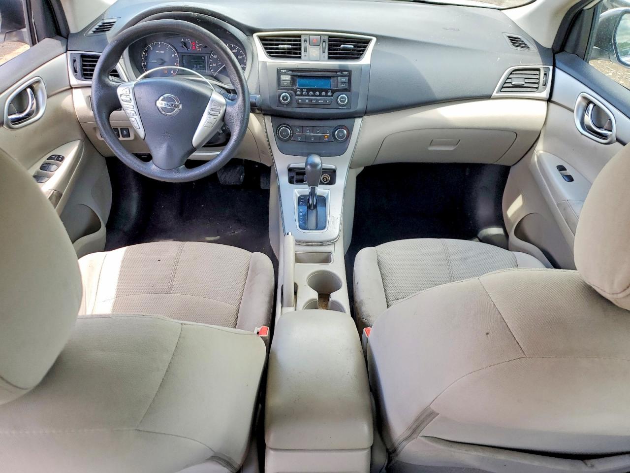 2015 Nissan Sentra S White vin: 3N1AB7AP7FY349015